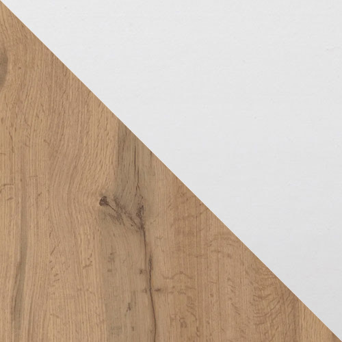 Cтол Victorville 376 (Дуб вотан + Белый)