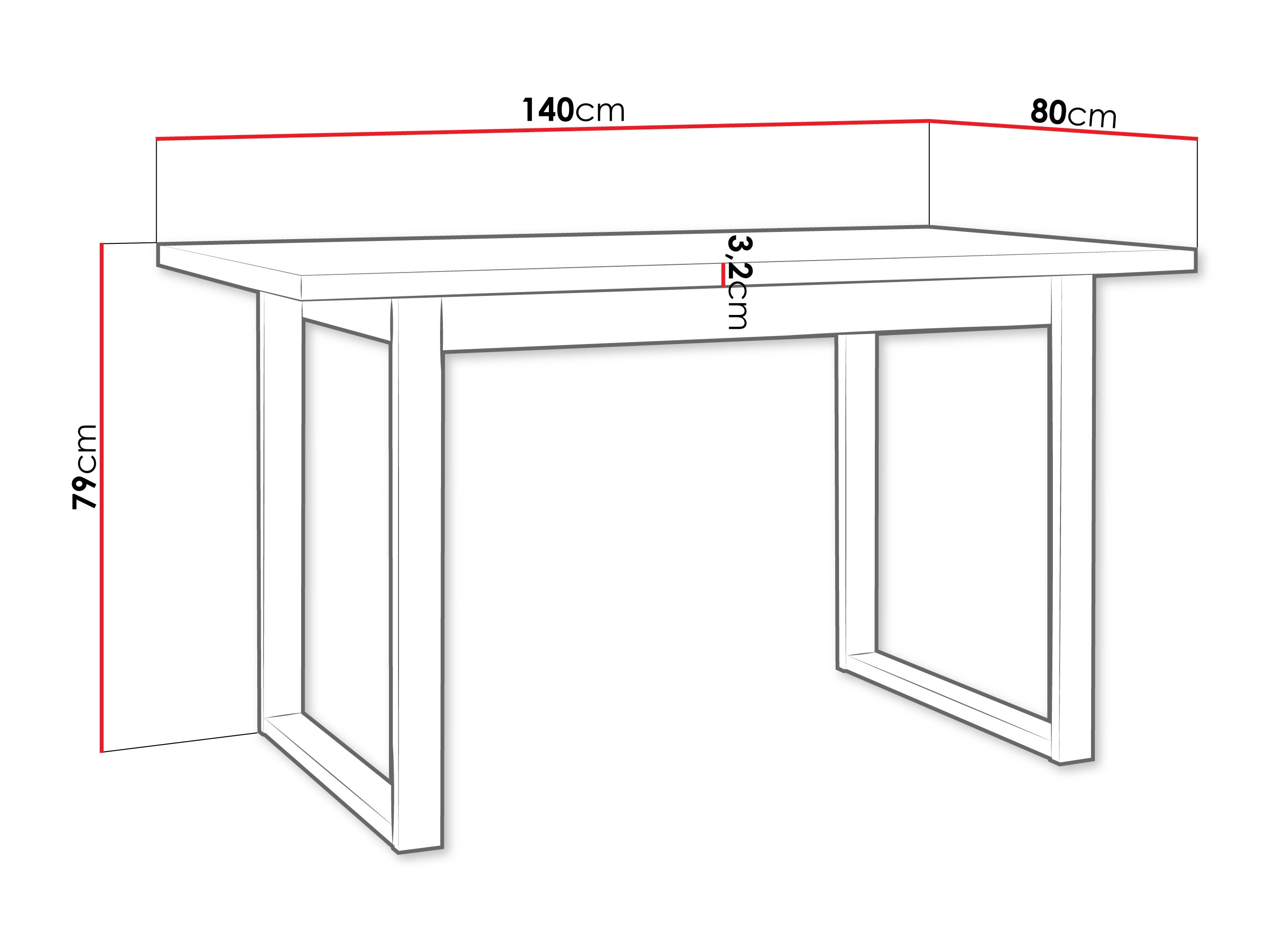Cтол Victorville 379 (Дуб вотан + Чёрный)