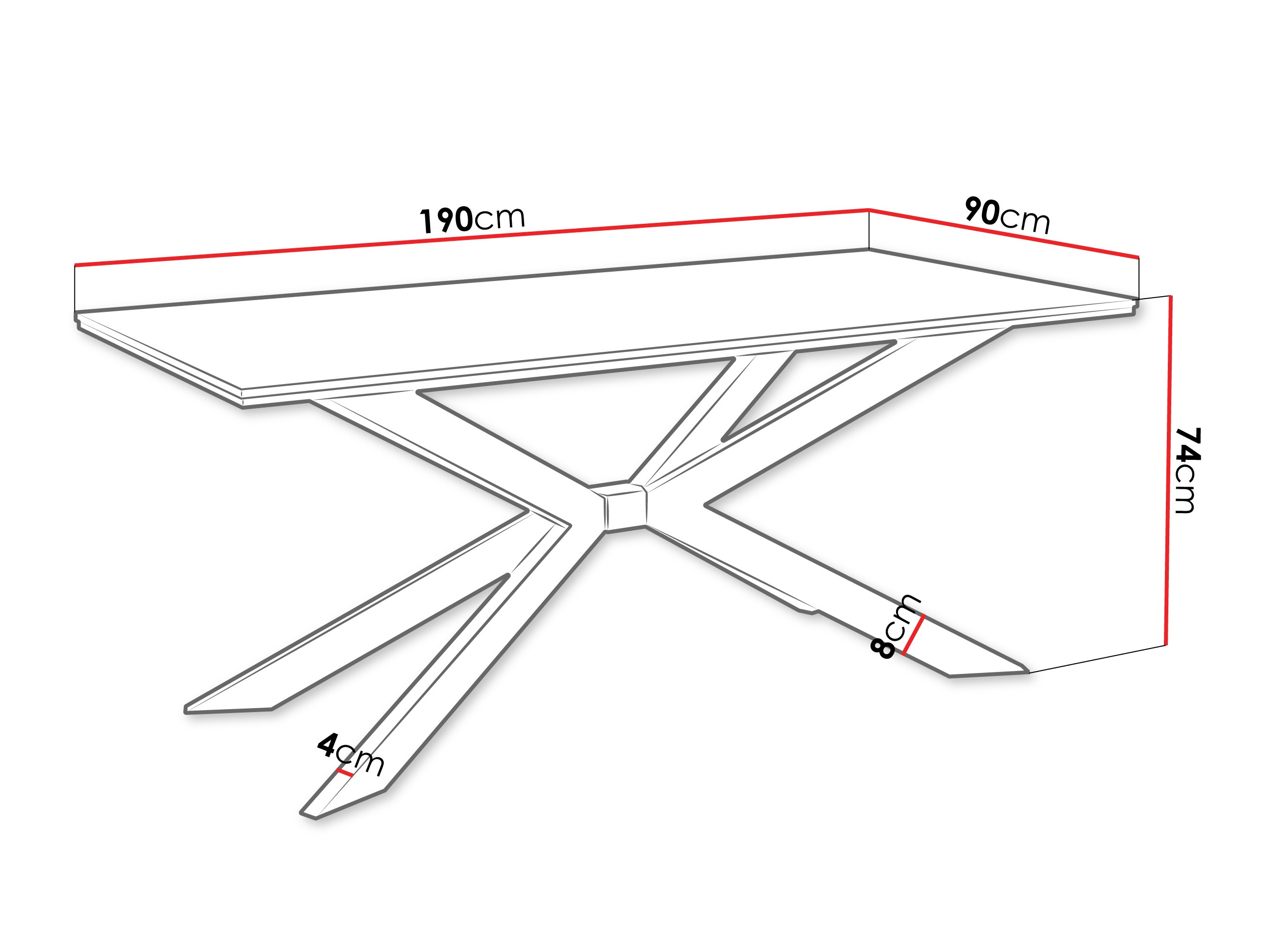 Galds Goodyear 135 (Melnais marmors)