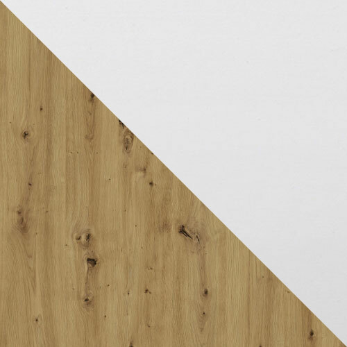 Galds Victorville 377 (Artisan ozols + Balts)