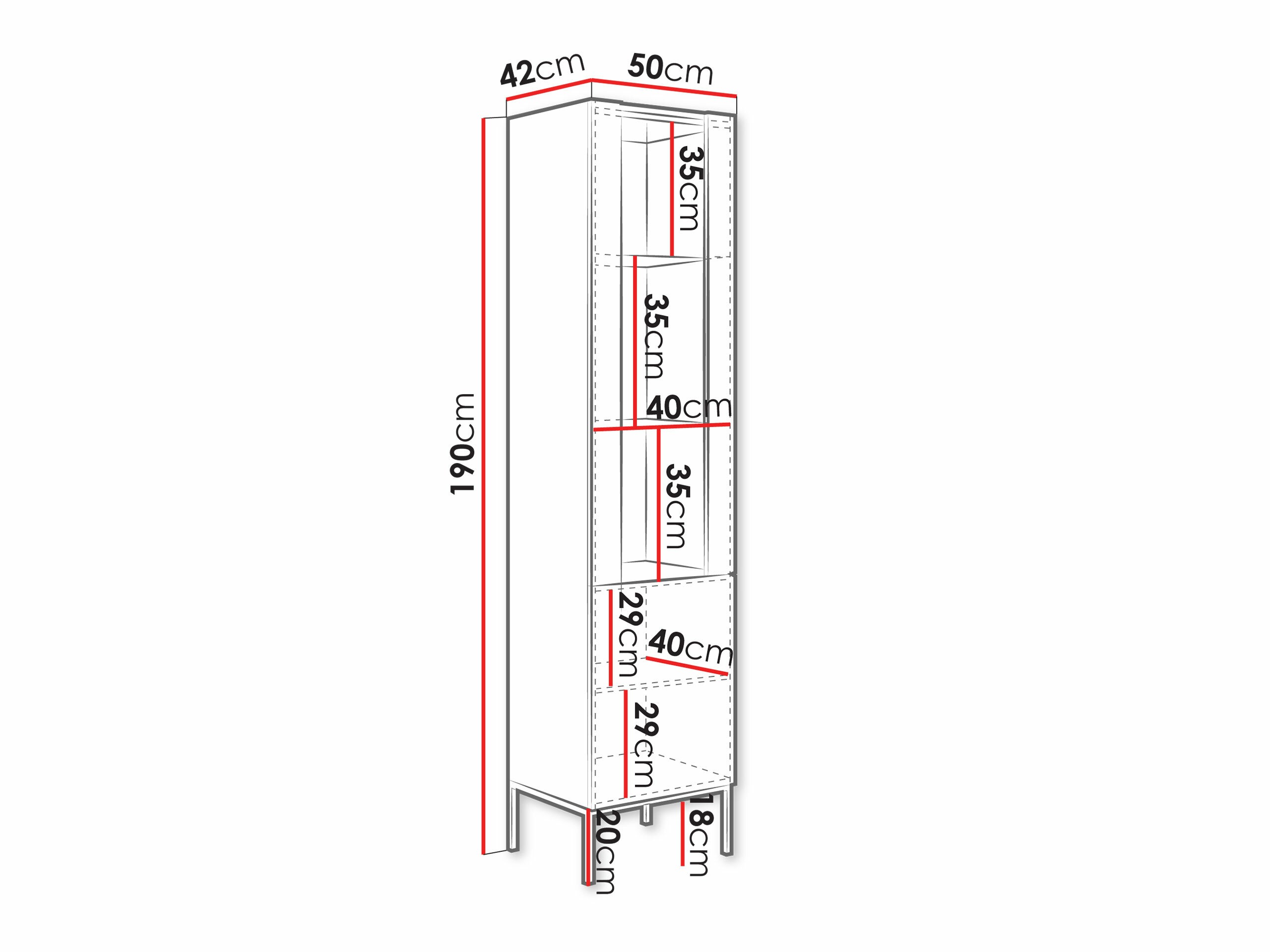 Plaukts Lunole 112 (Artisan ozols + Melns)