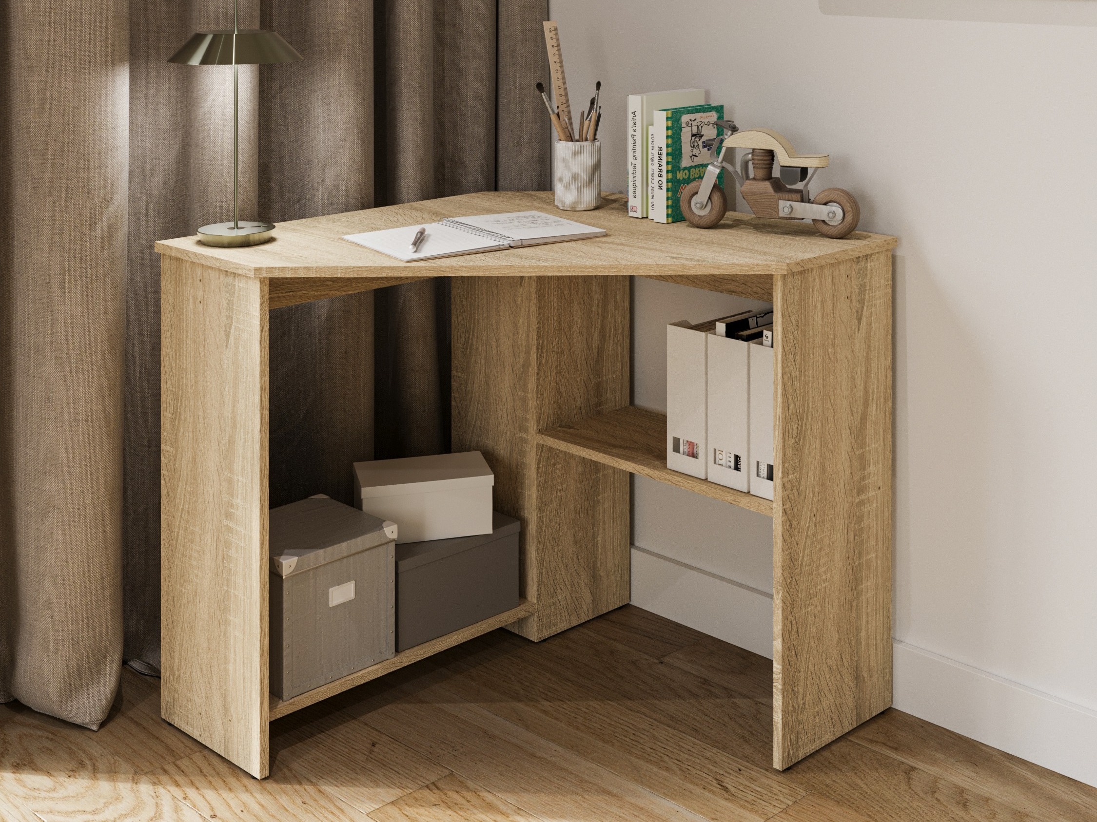 Stūra rakstāmgalds Austin 302 (Sonomas ozols)