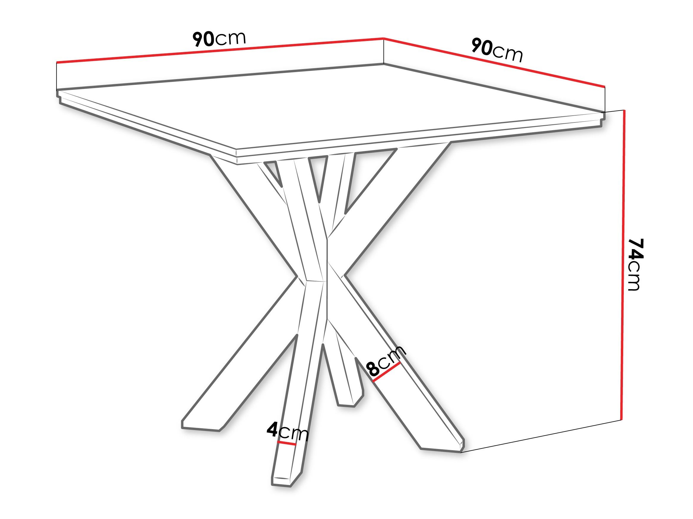 Cтол Goodyear 137 (Черный мрамор)