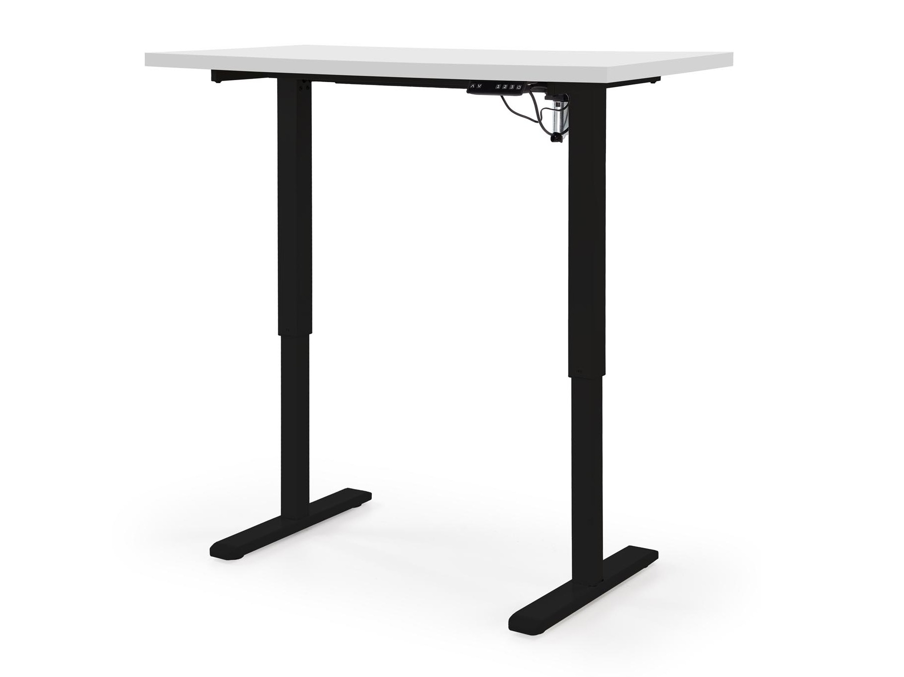 Рабочий стол с регулируемой высотой Houston 1942 (Белый + Чёрный)