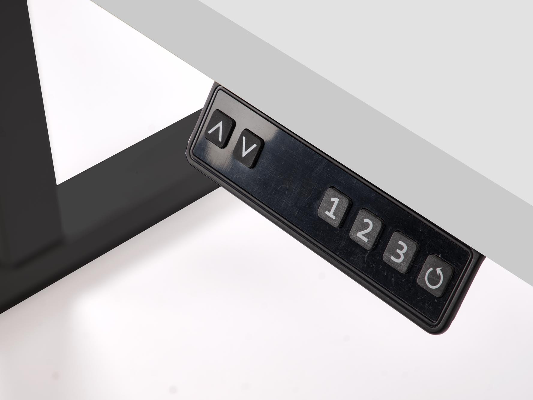 Рабочий стол с регулируемой высотой Houston 1942 (Белый + Чёрный)