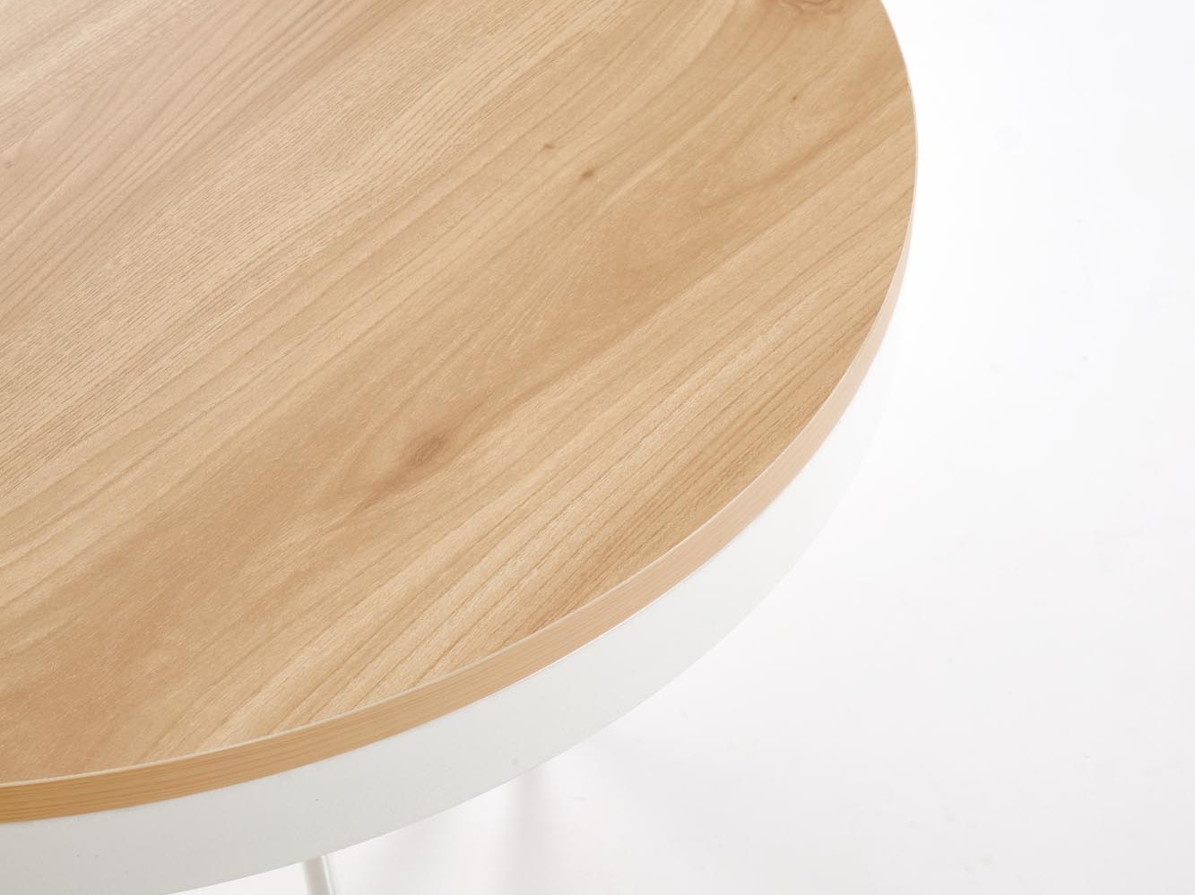 Žurnālu galdiņš Houston 2063 (Gaiši brūns + Balts)