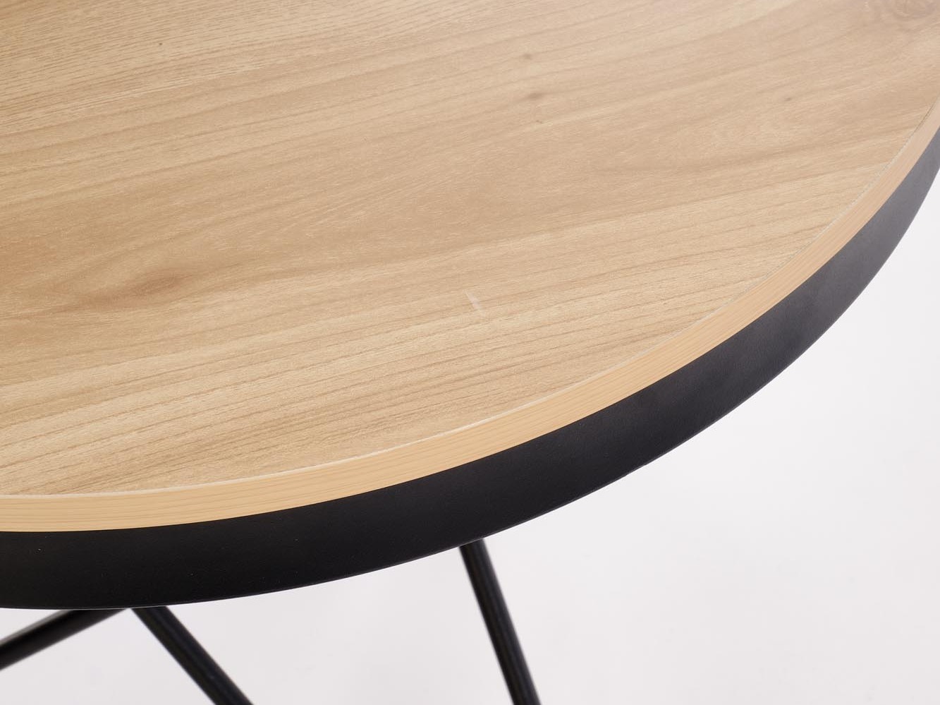 Žurnālu galdiņš Houston 2063 (Gaiši brūns + Melns)