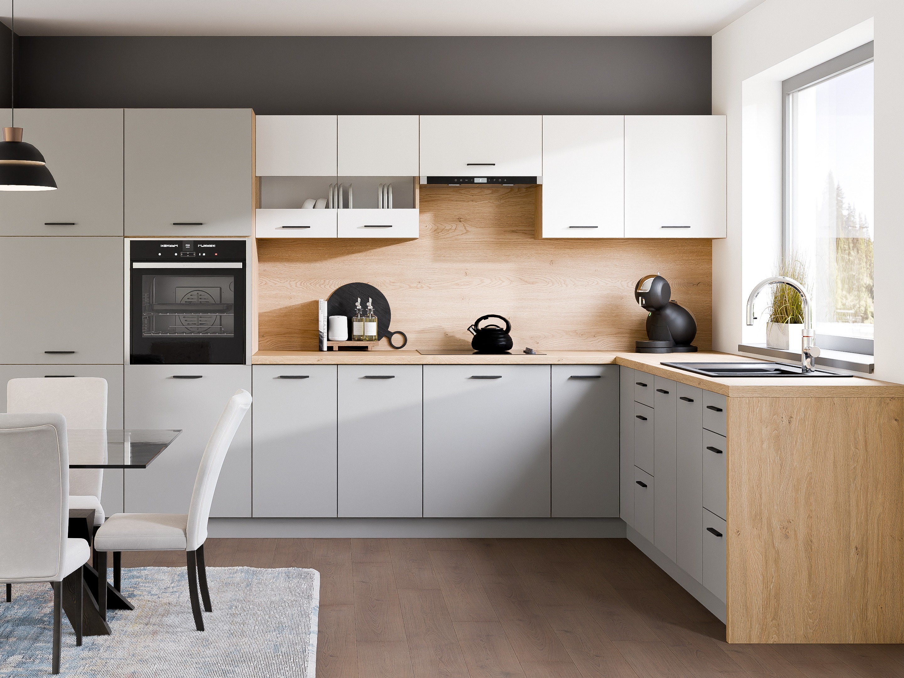 Moduļu skapis ar atvilktnēm Ati Grey 103