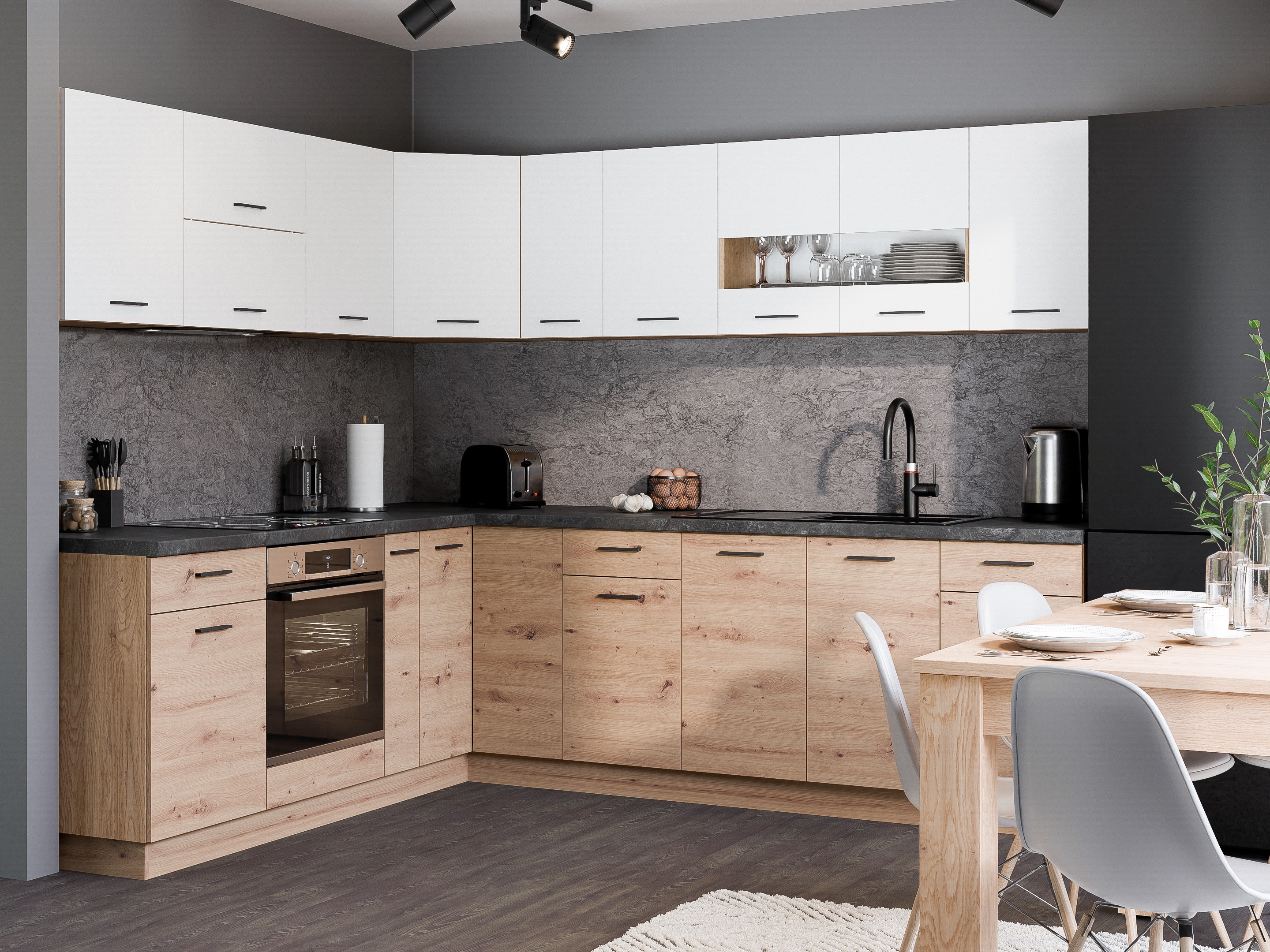 Moduļu skapis izlietnei ar durvīm Ati Artisan 110