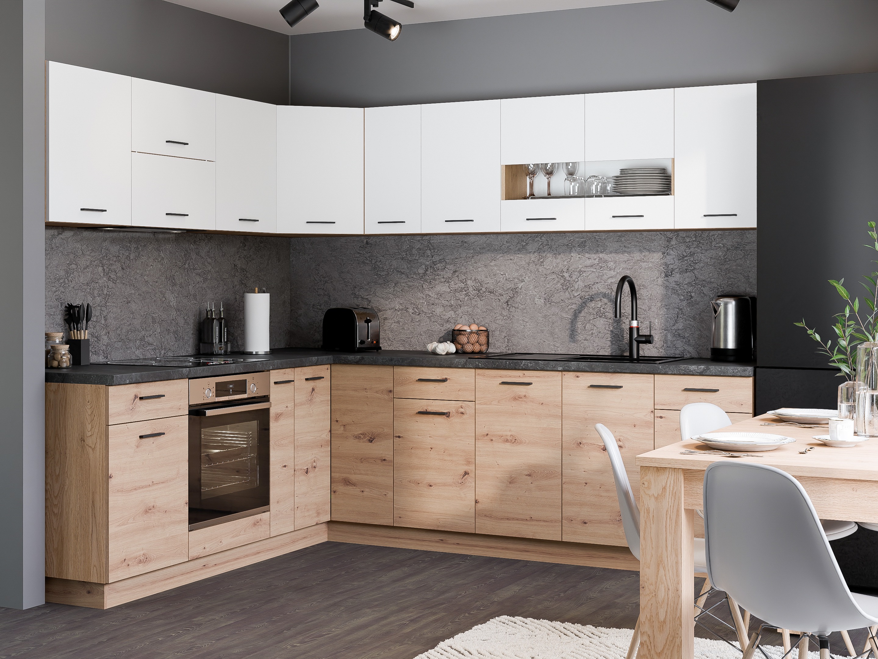 Moduļu stūra skapis Ati Artisan 111