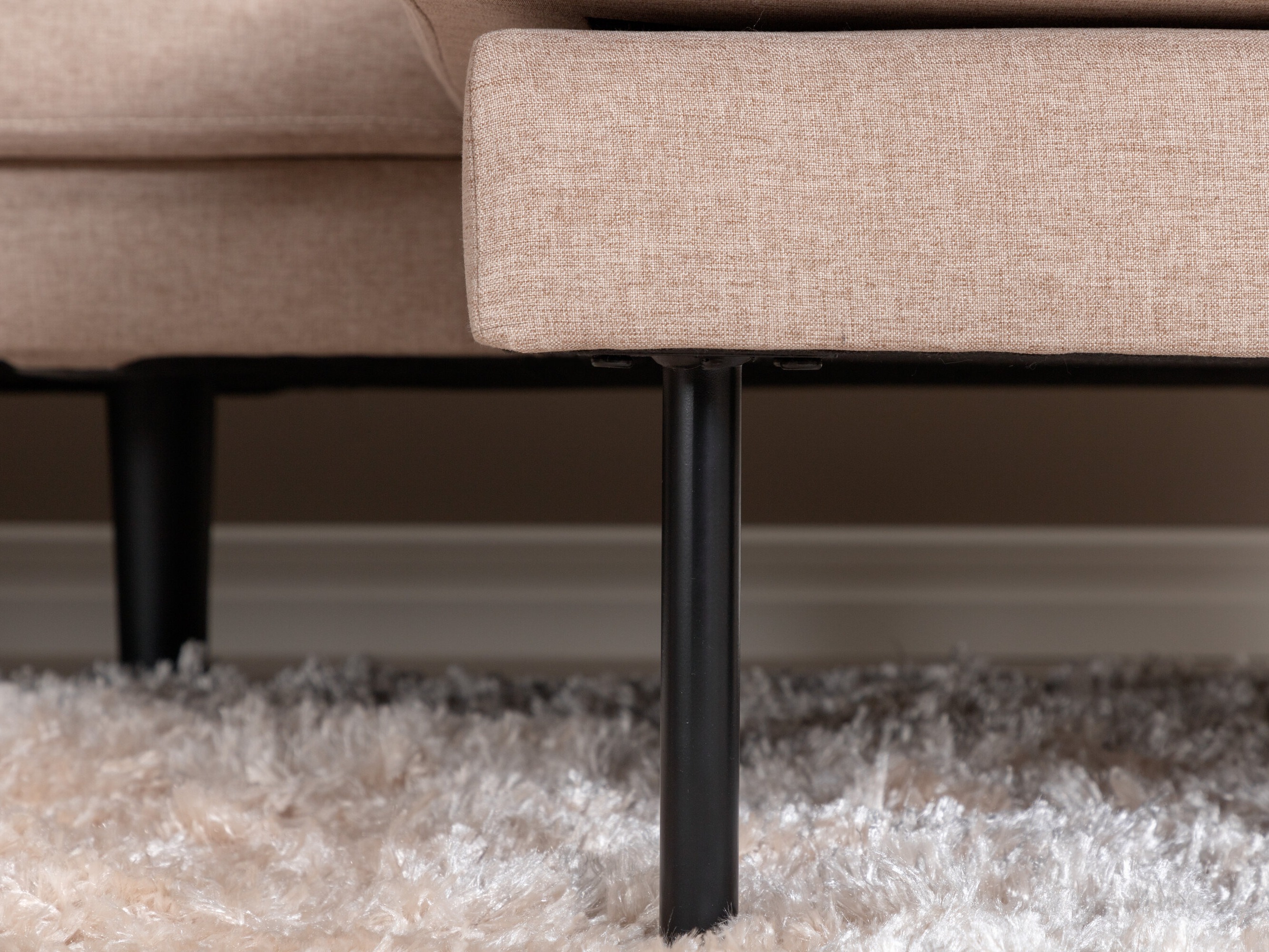 Stūra dīvāns Fercame 102 (Brūns + Melns)