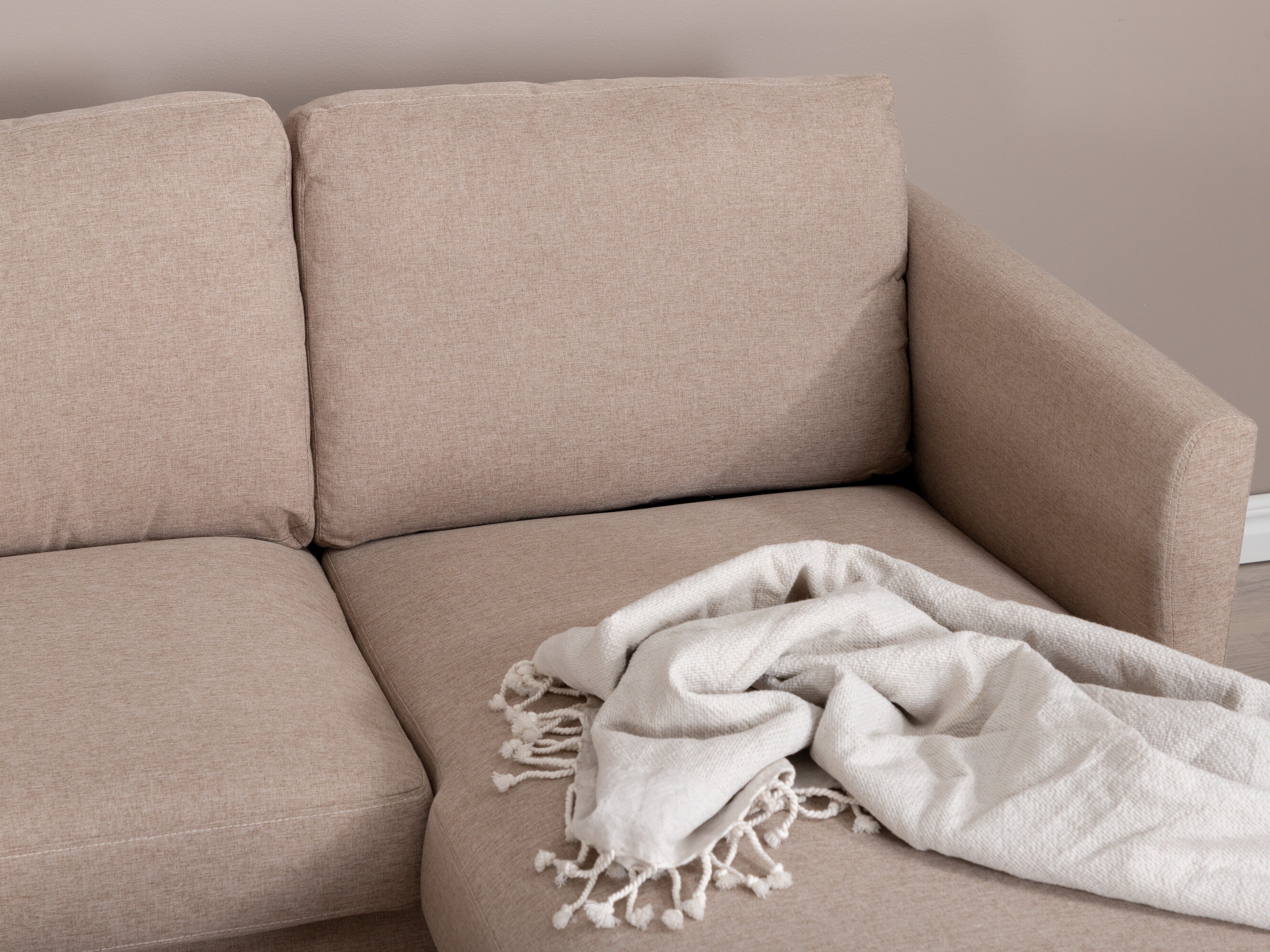 Угловой диван Fercame 102 (Коричневый + Чёрный)