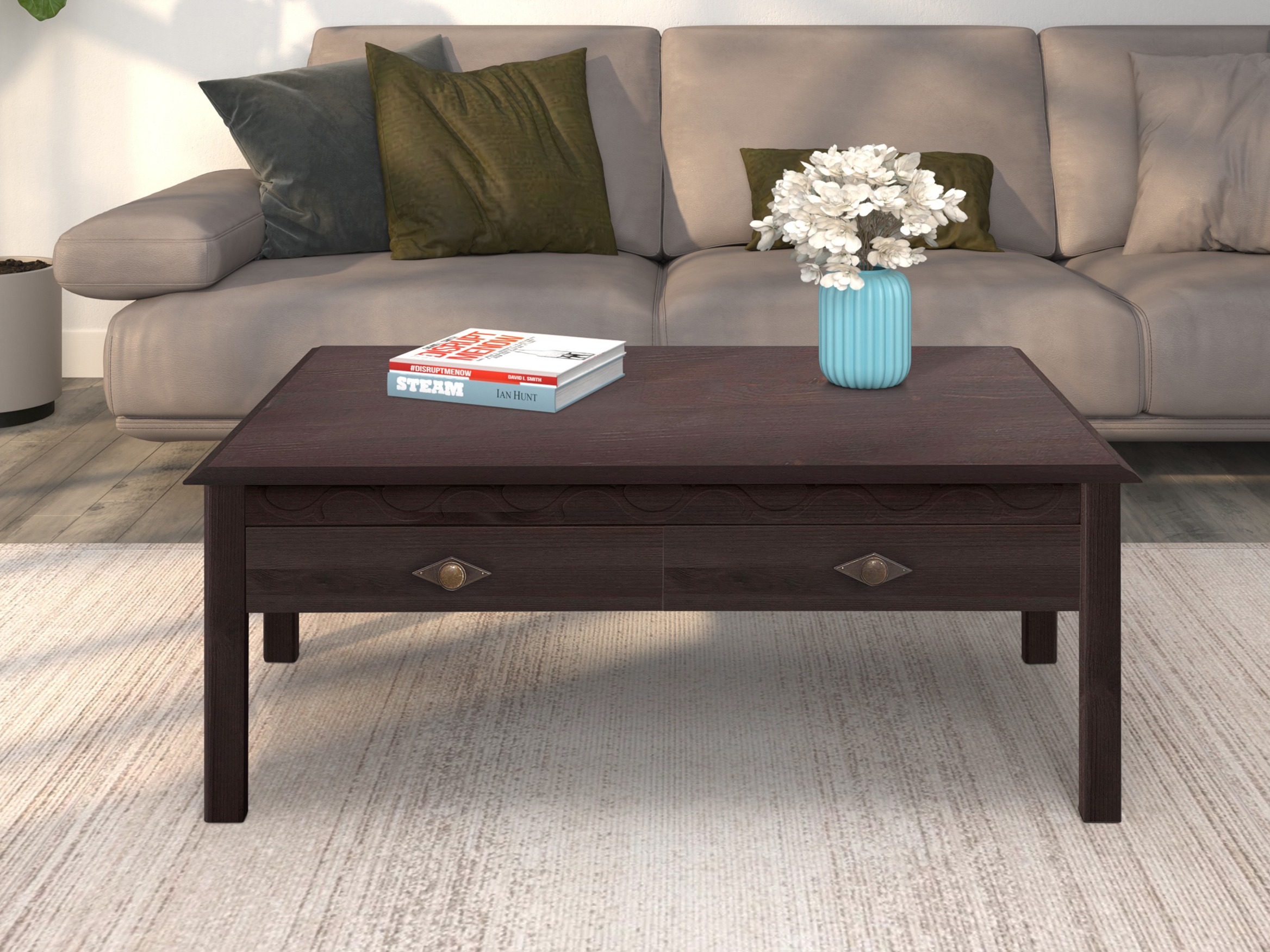 Žurnālu galdiņš Denton 617 (Havana ozols)