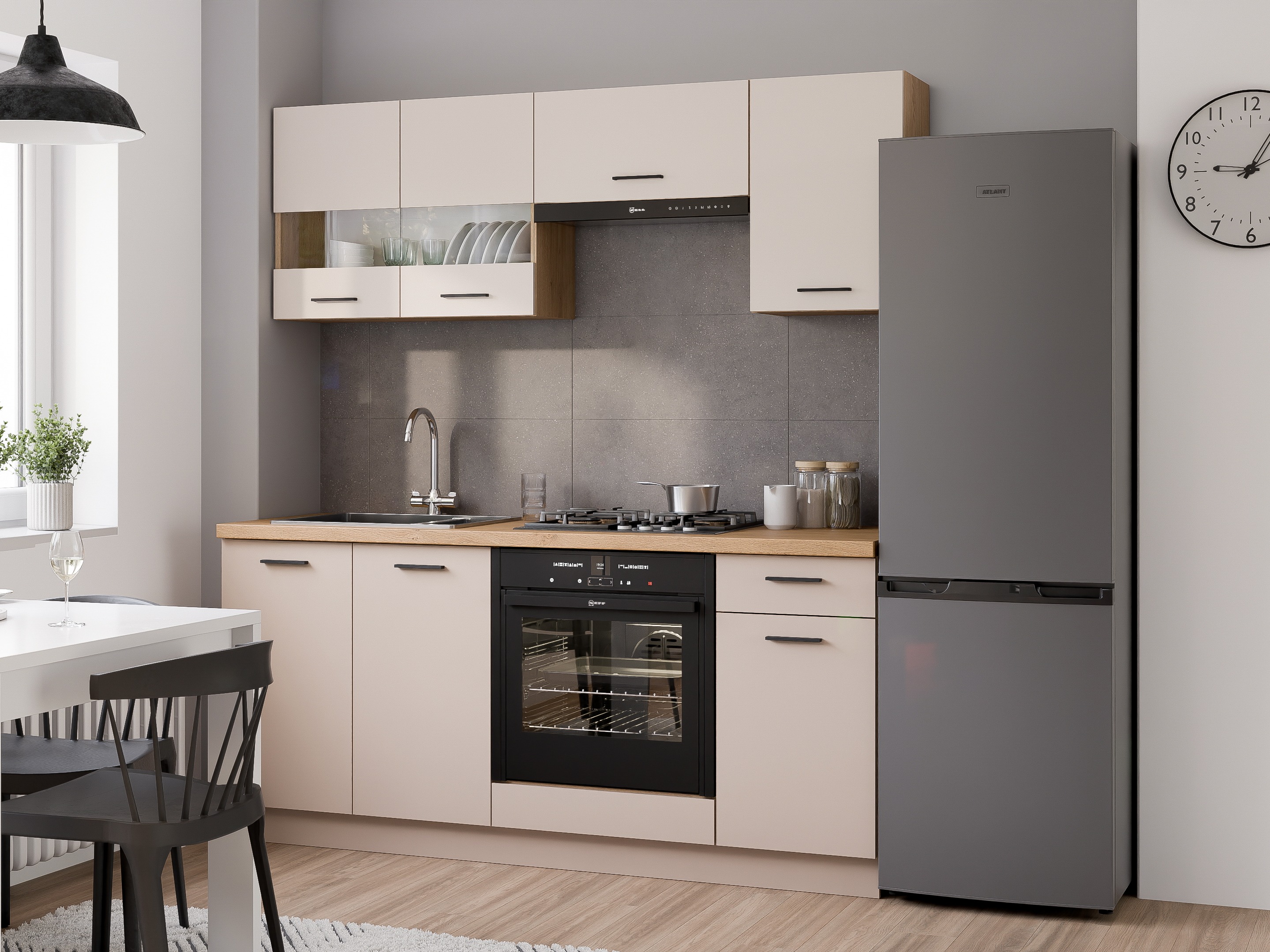 Модульный шкафчик под раковину с дверцами Ati Cashmere 118