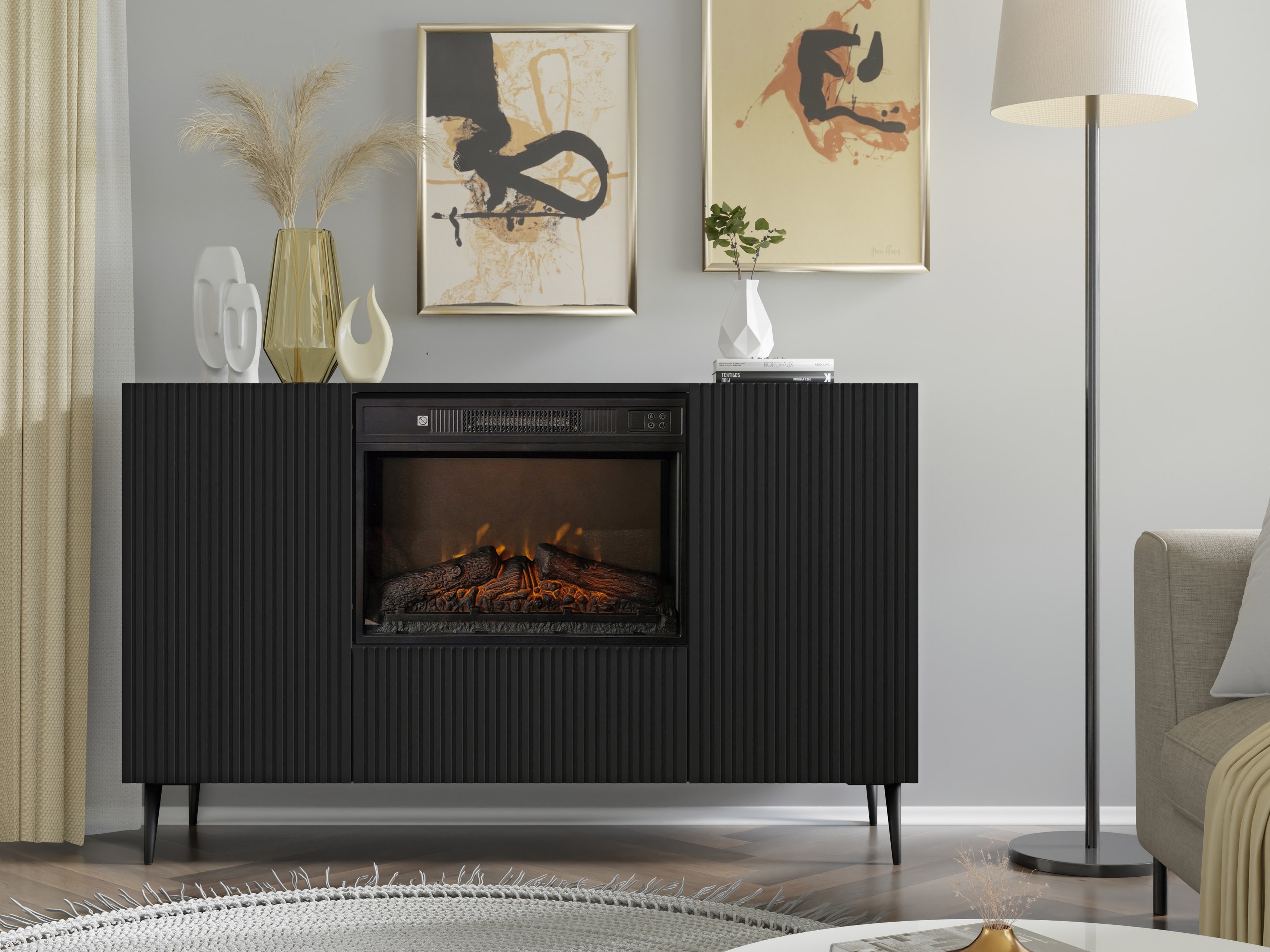 Skapis Talsalu 112 (Melns)