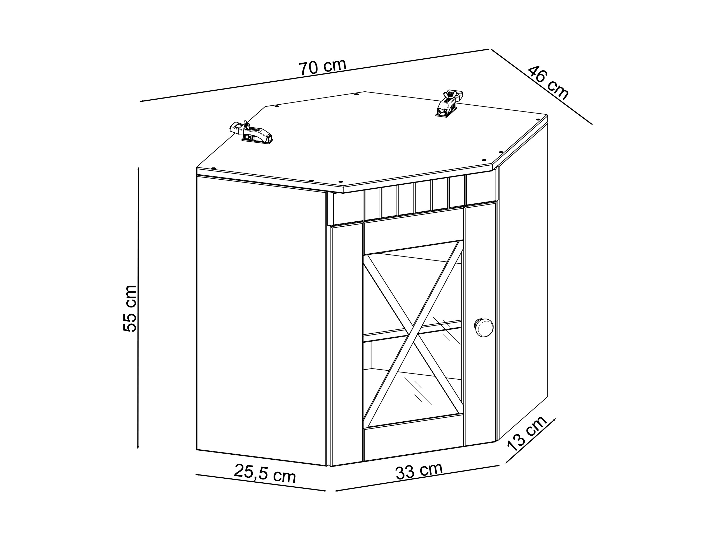 Piekarams skapītis Deletri 112