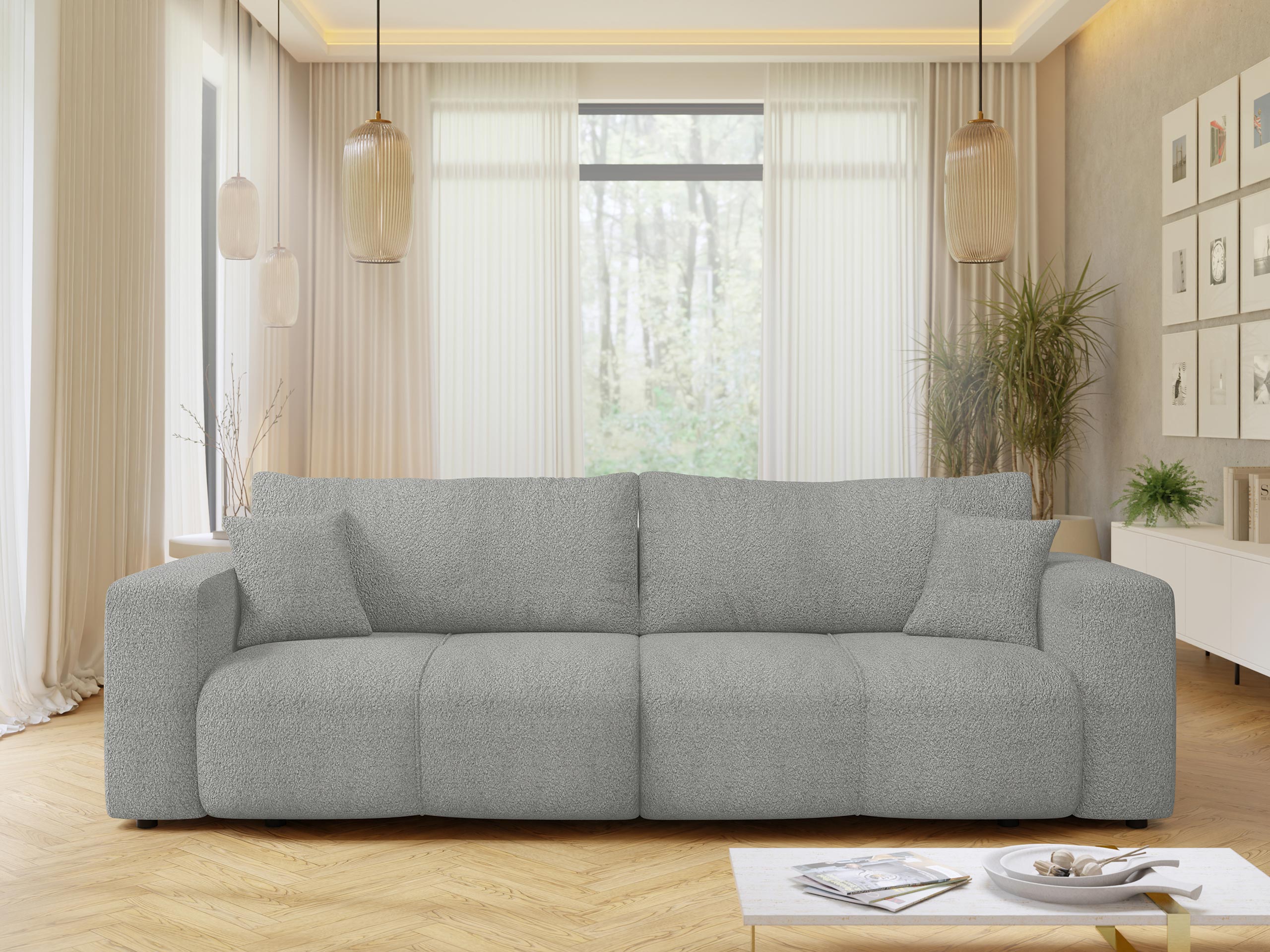 Dīvāns gulta Comfivo Laurus (Coral 75)