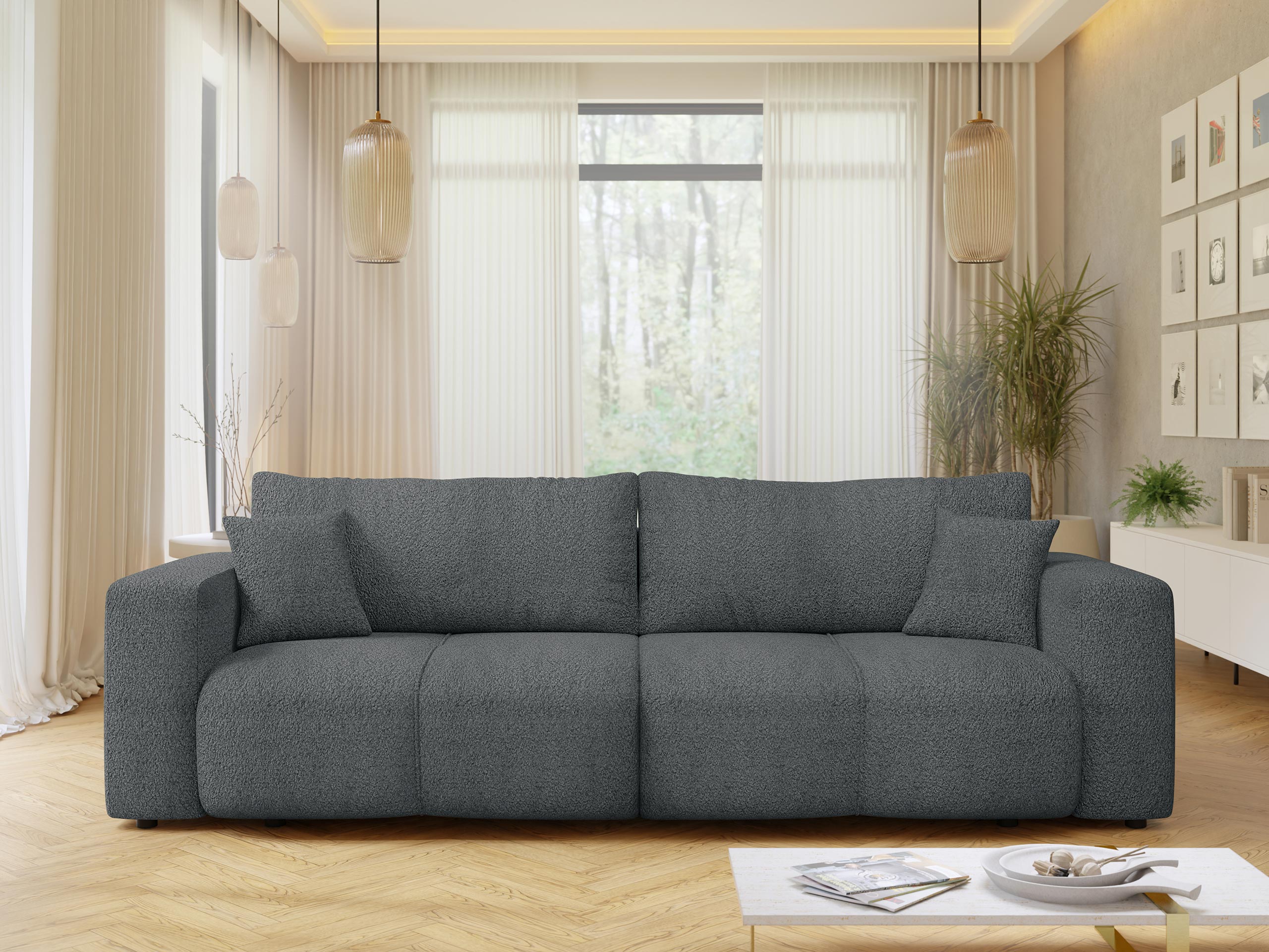 Dīvāns gulta Comfivo Laurus (Coral 80)