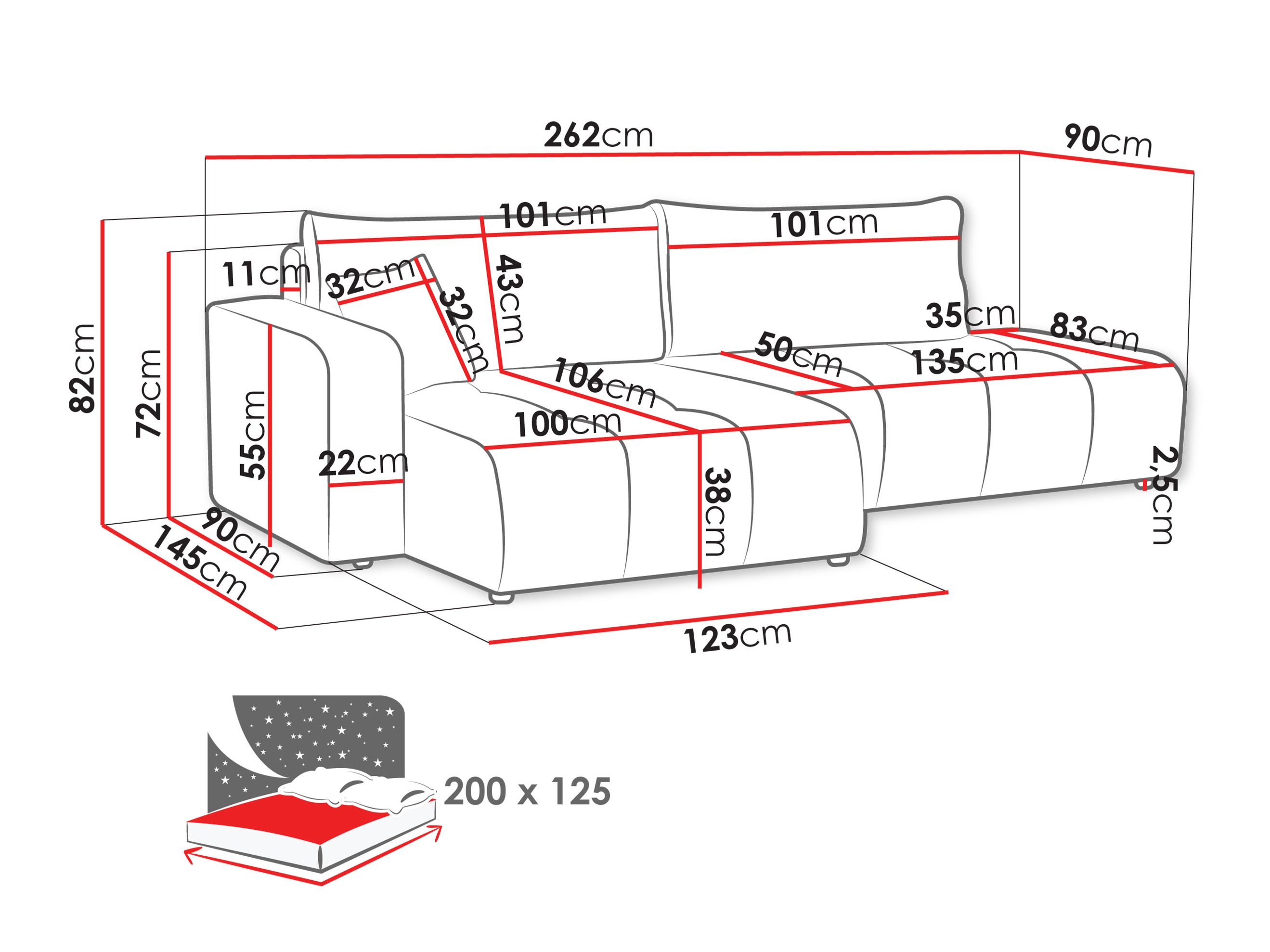 Stūra dīvāns Comfivo Laurus III (Velo 621)