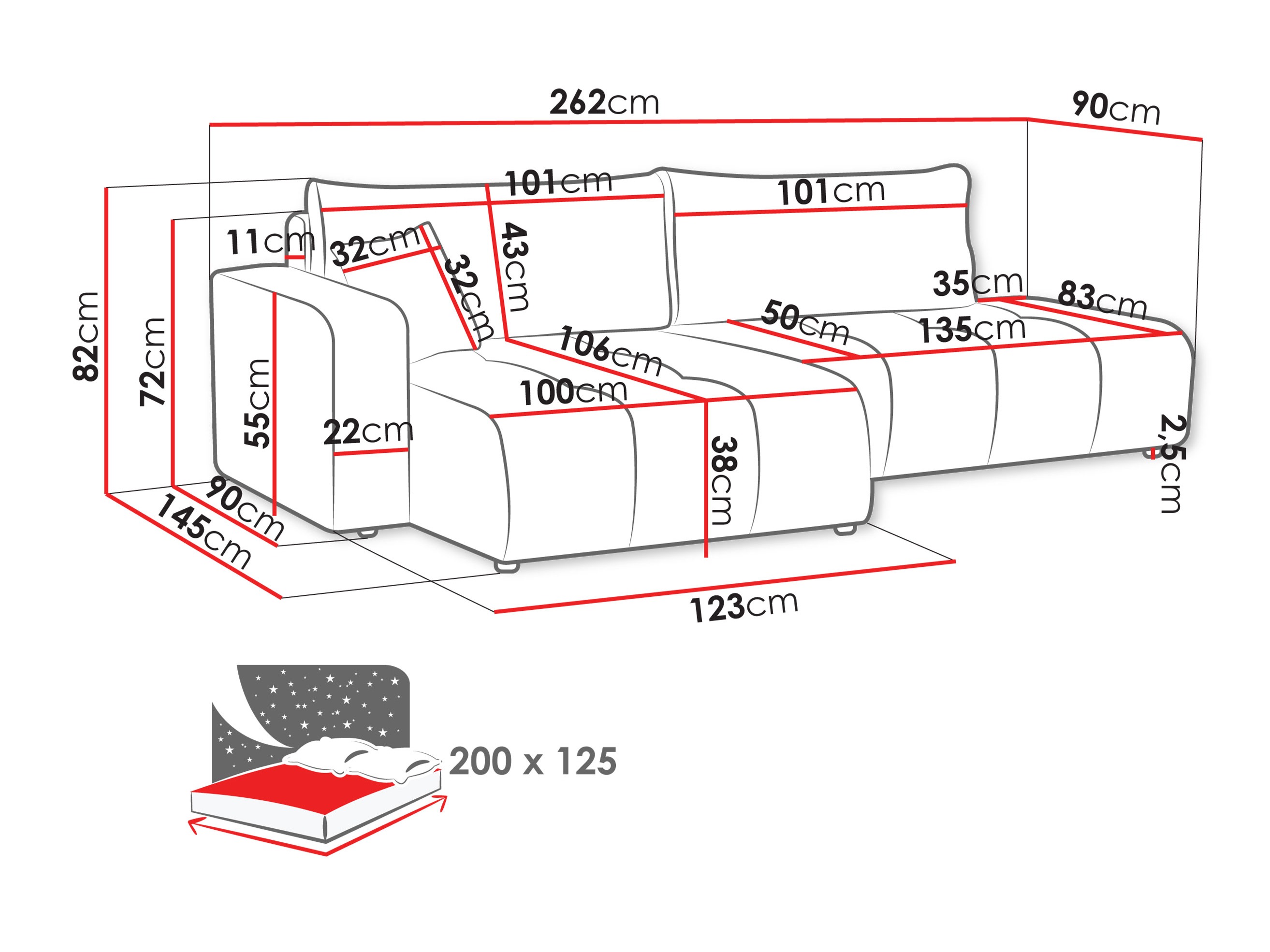 Угловой диван Comfivo 471 (Velo 621)