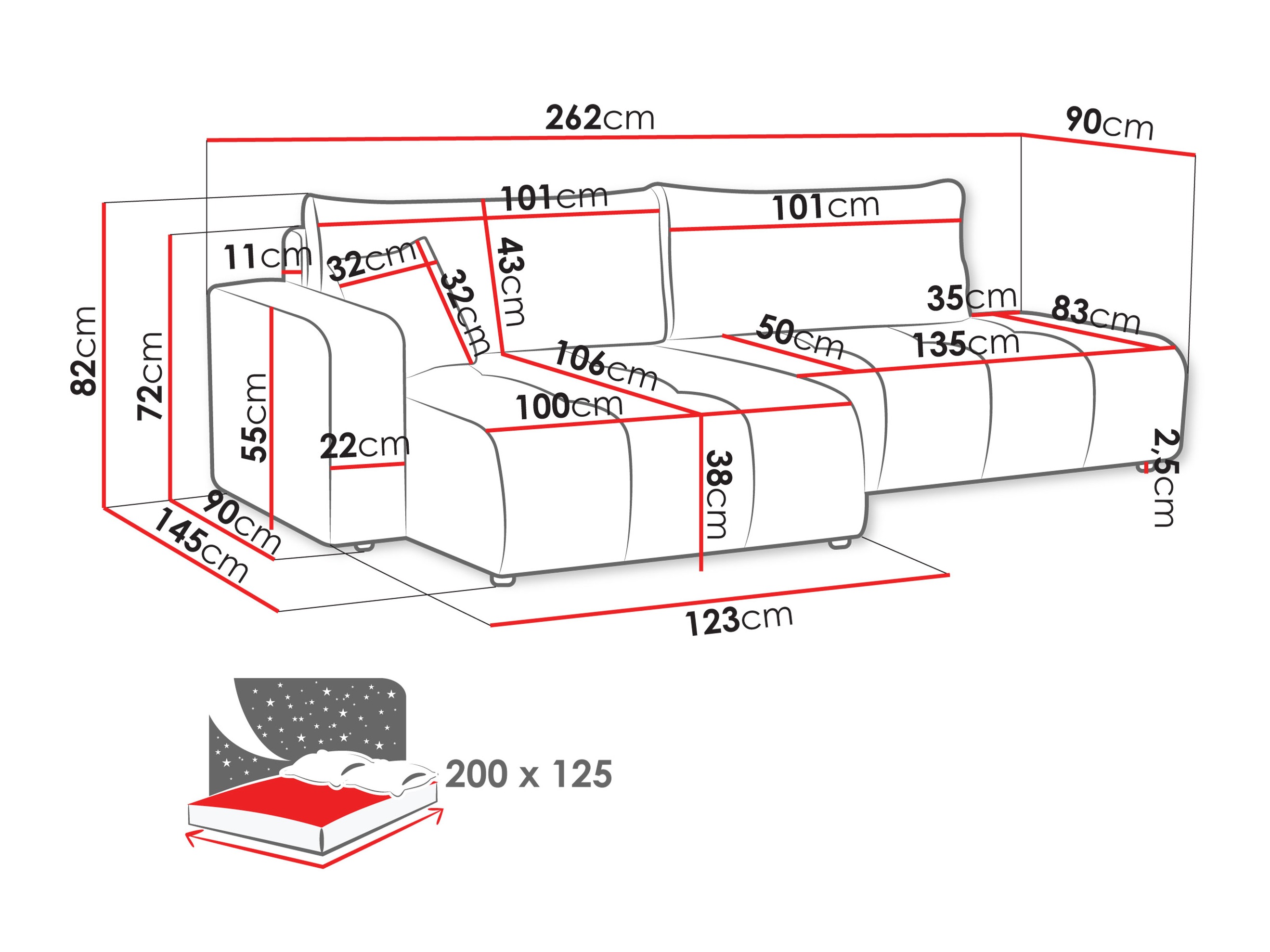 Угловой диван Comfivo 471 (Velo 636)