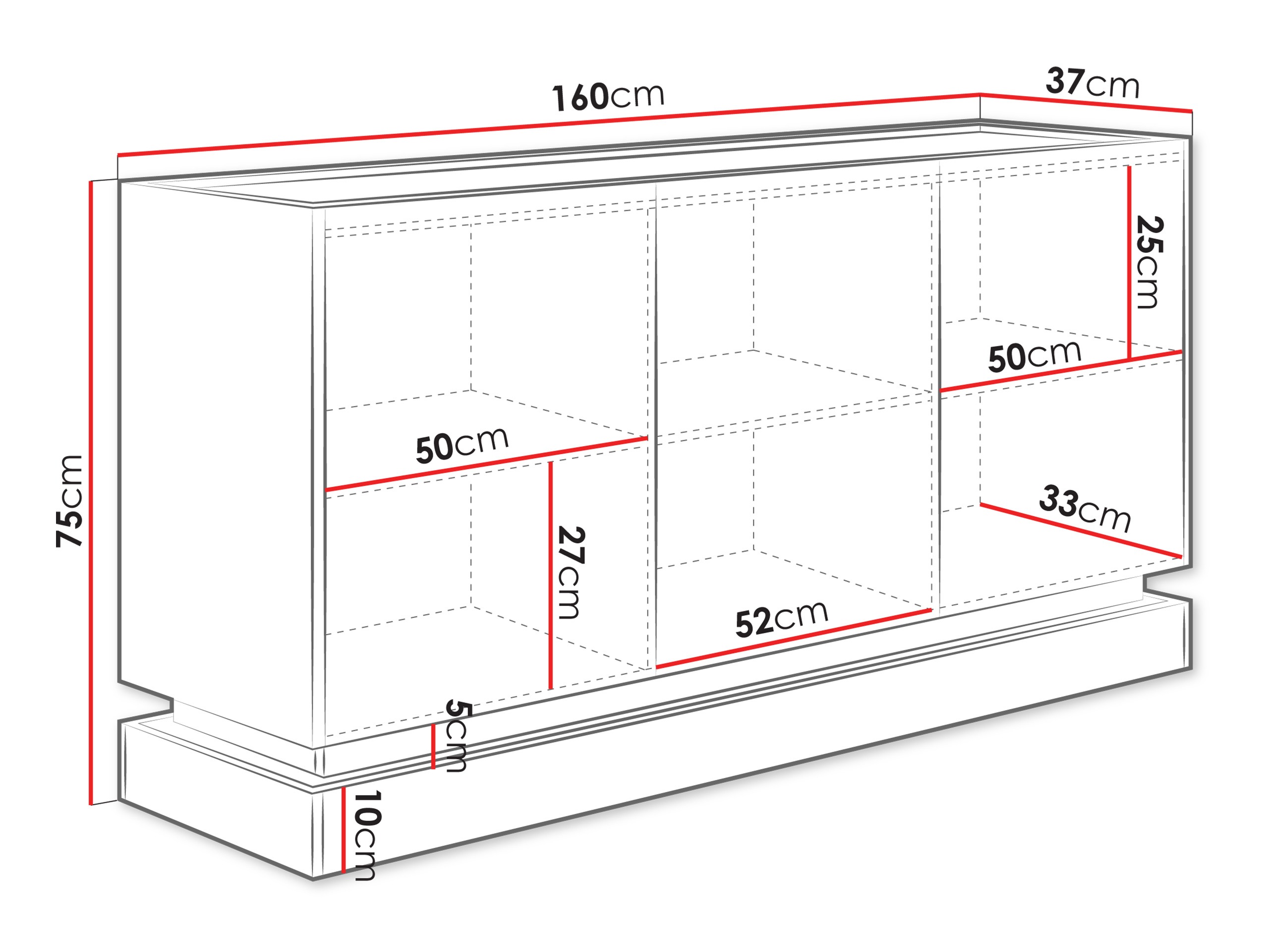 Skapis Comfivo Dalvenu 101 (Melns + Ozols)