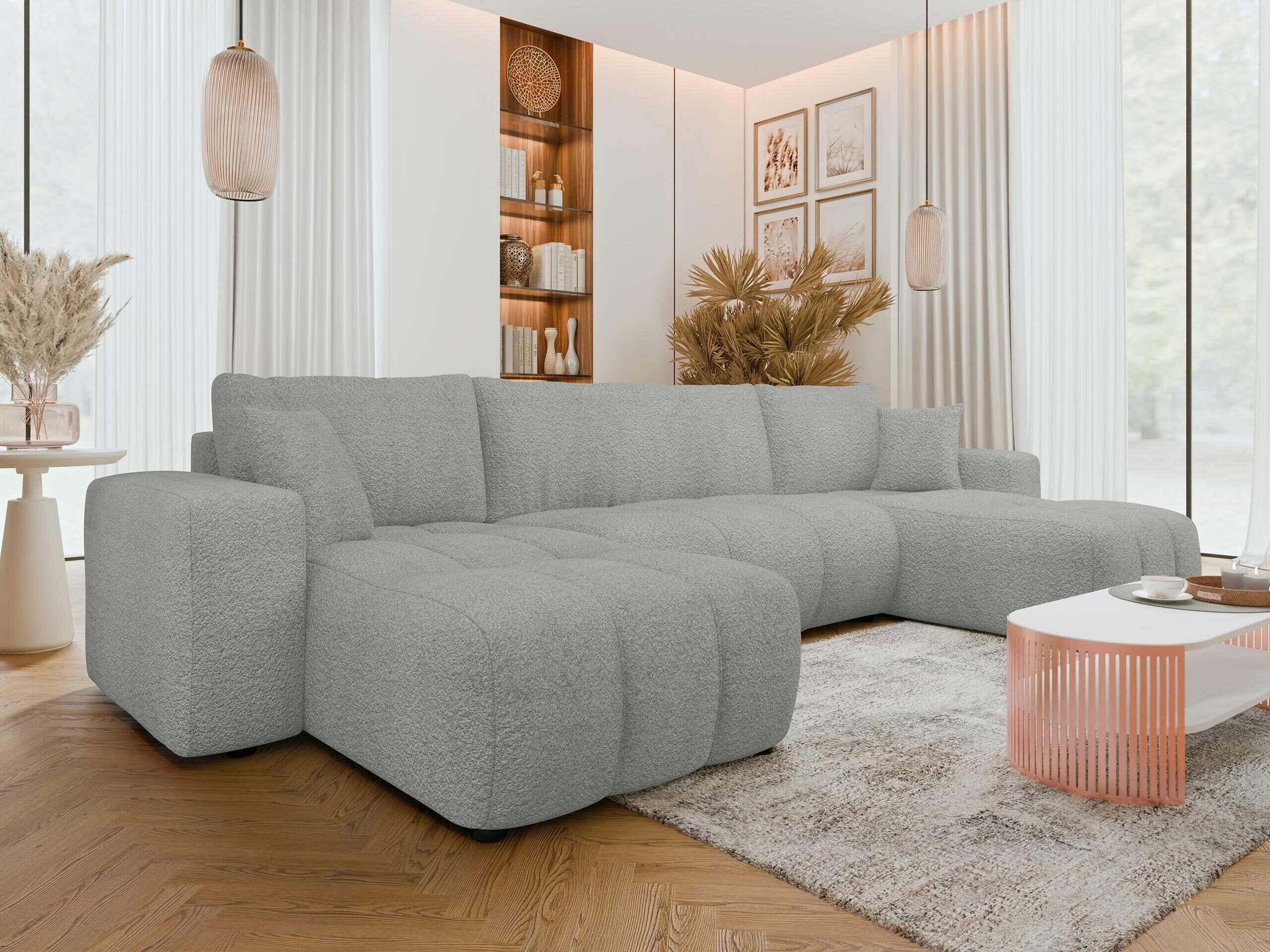 Stūra dīvāns Comfivo 426 (Coral 75)