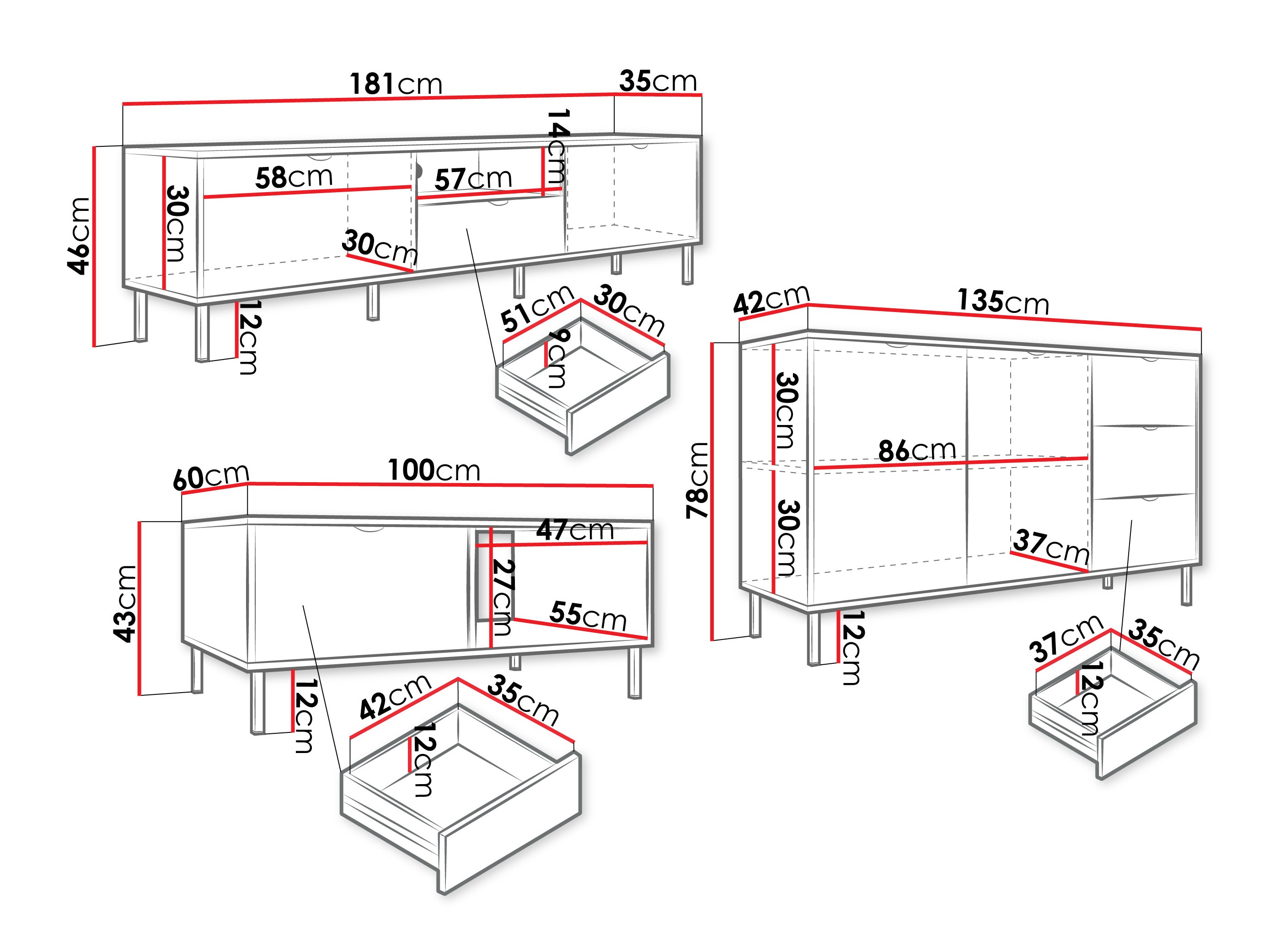 Набор для гостиной Comfivo Elblare 106