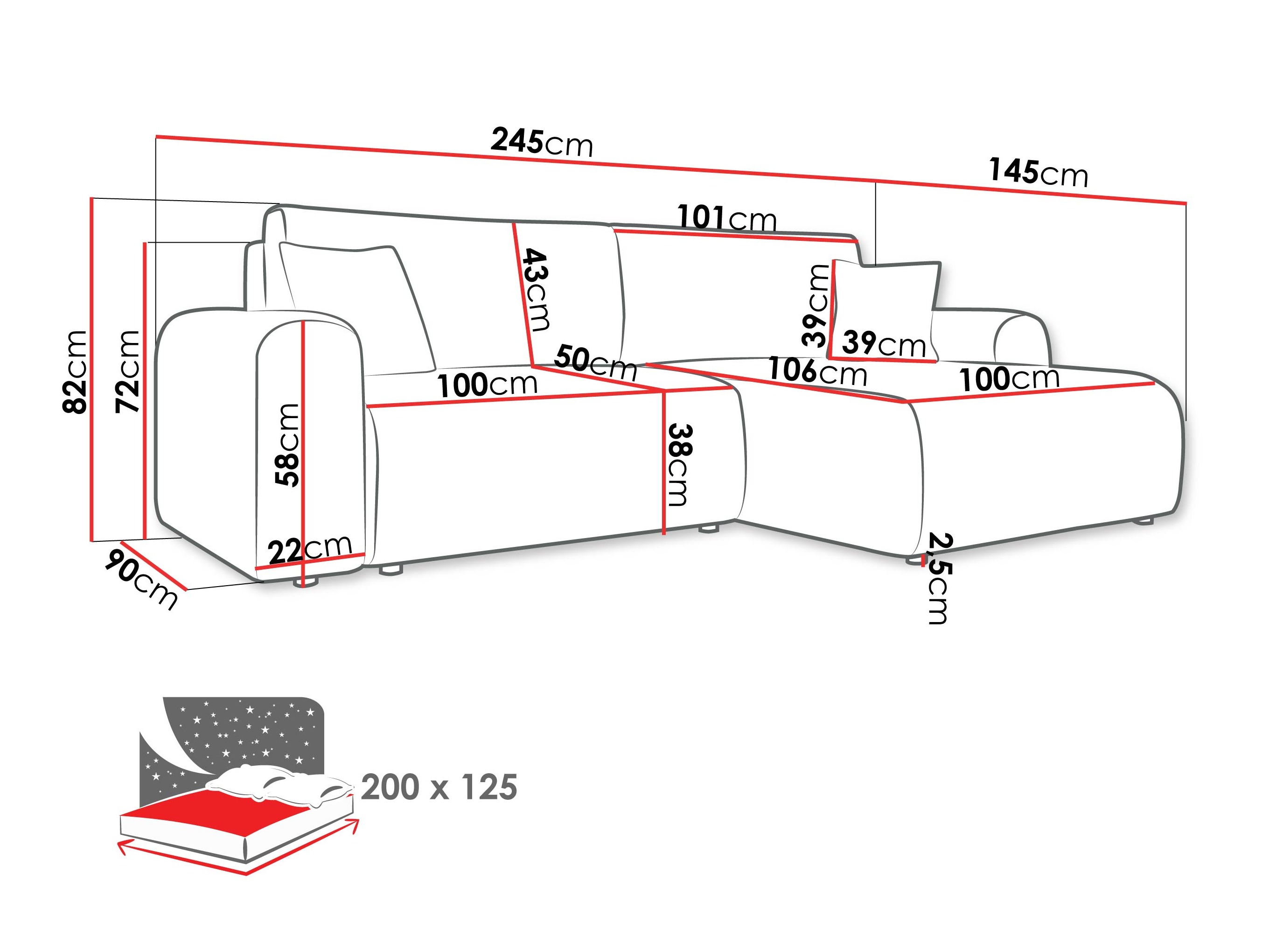 Stūra dīvāns Shelton 109 (Poso 02)