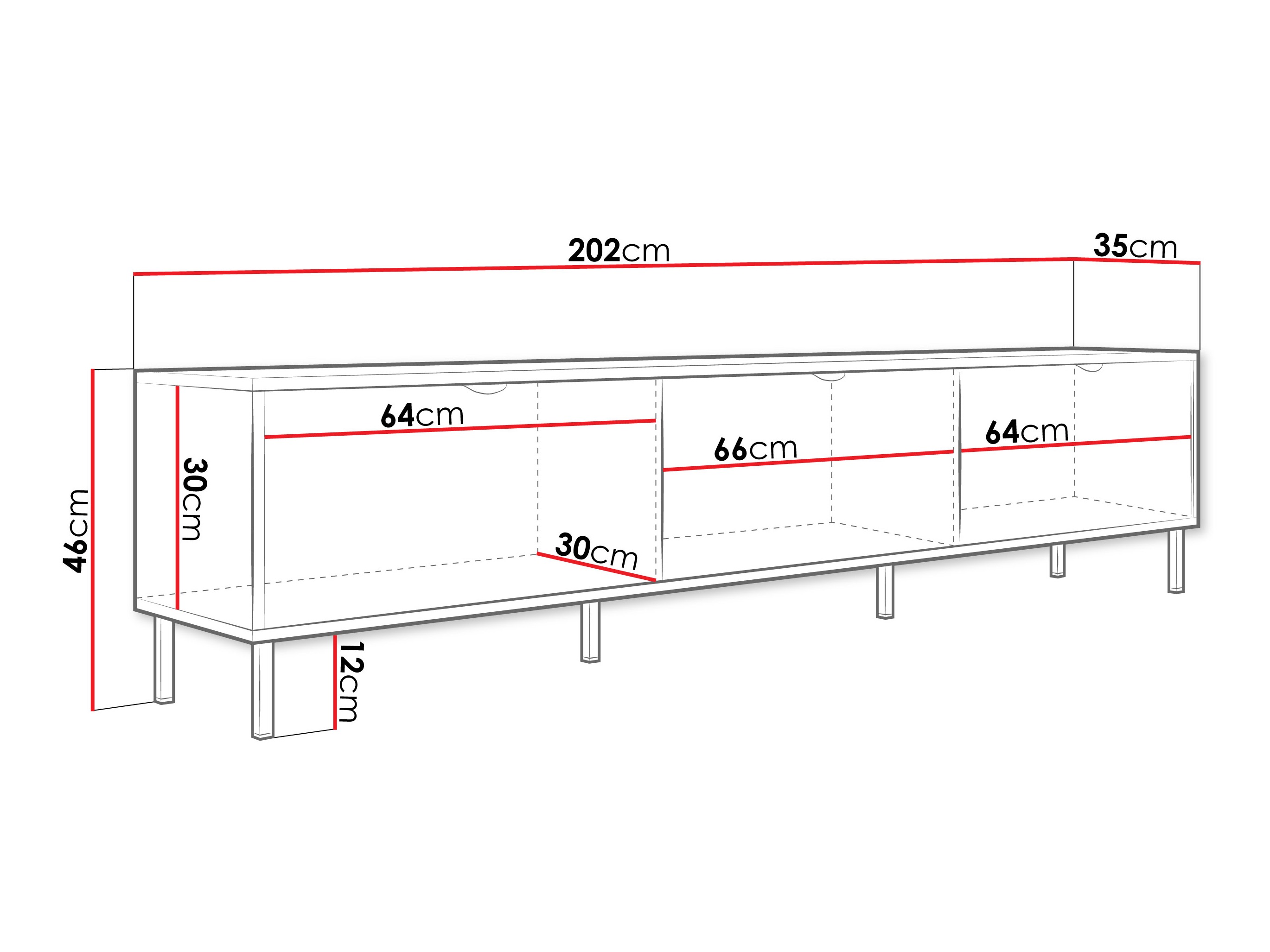 TV galds Comfivo Elblare I