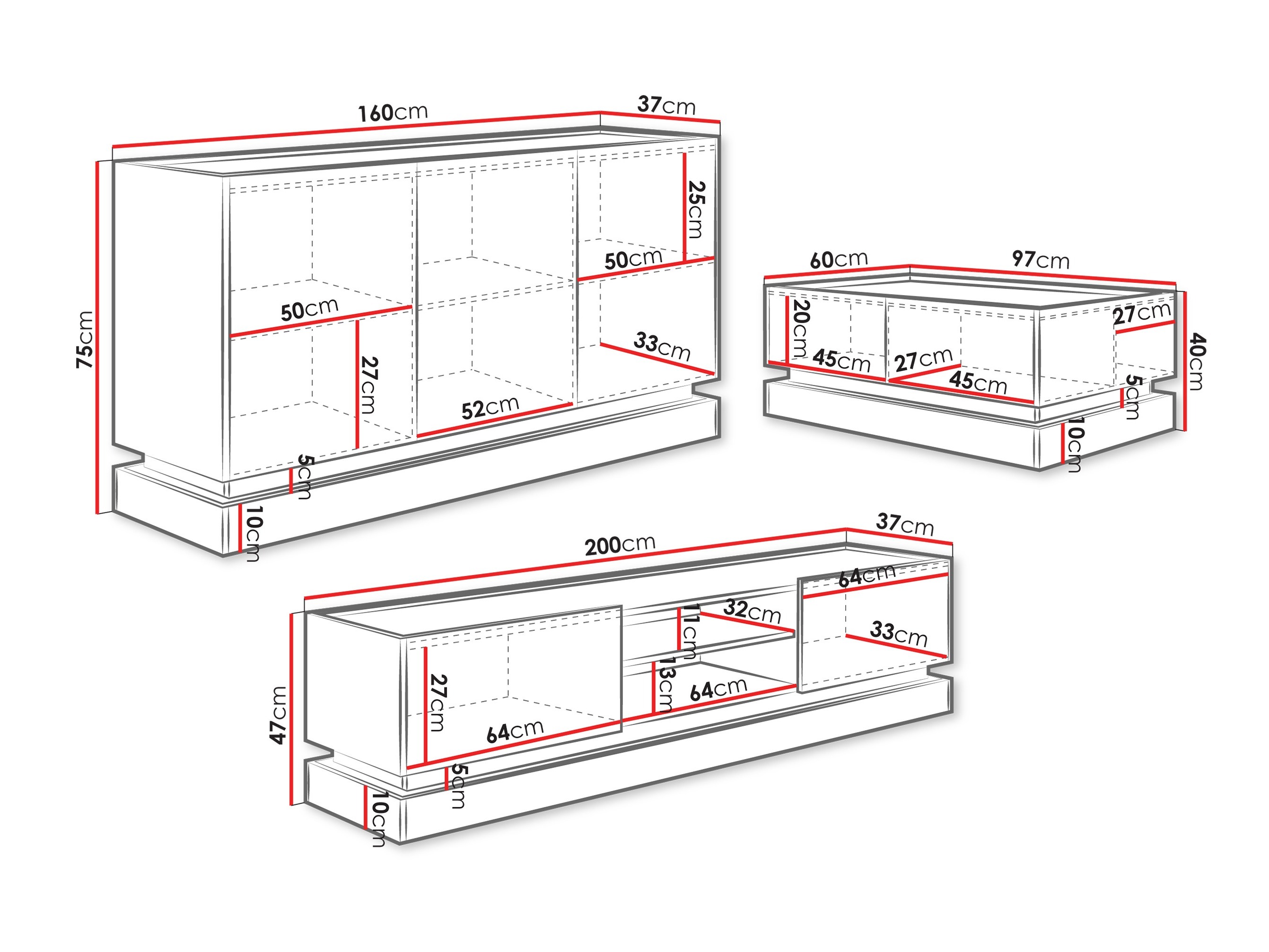 Viesistabas komplekts Comfivo Tilia (Gaiši brūns + Ozols)