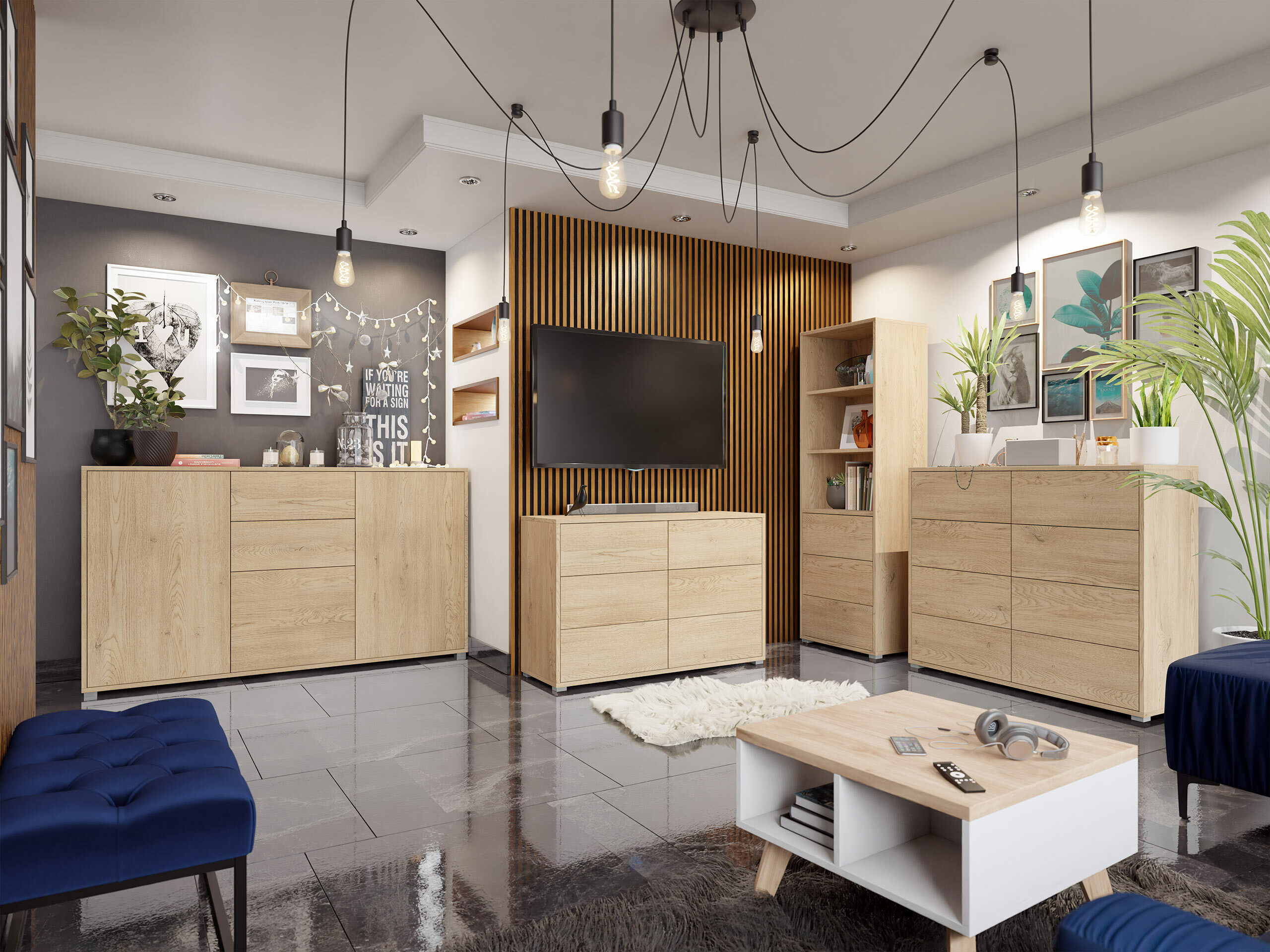 Kомод Comfivo Fersoe 104 (Дуб)