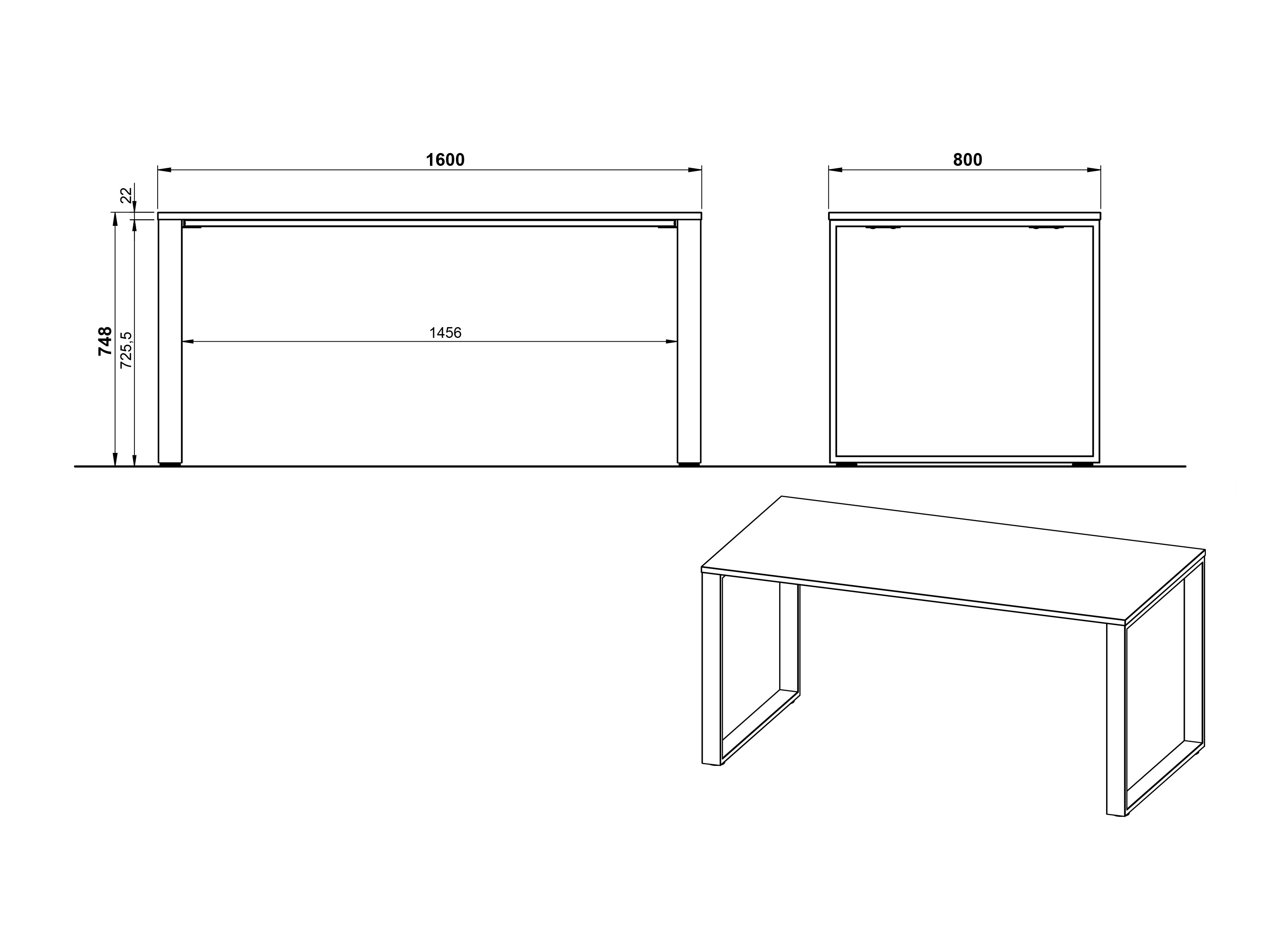 Комплект для домашнего офиса Elbcali 106