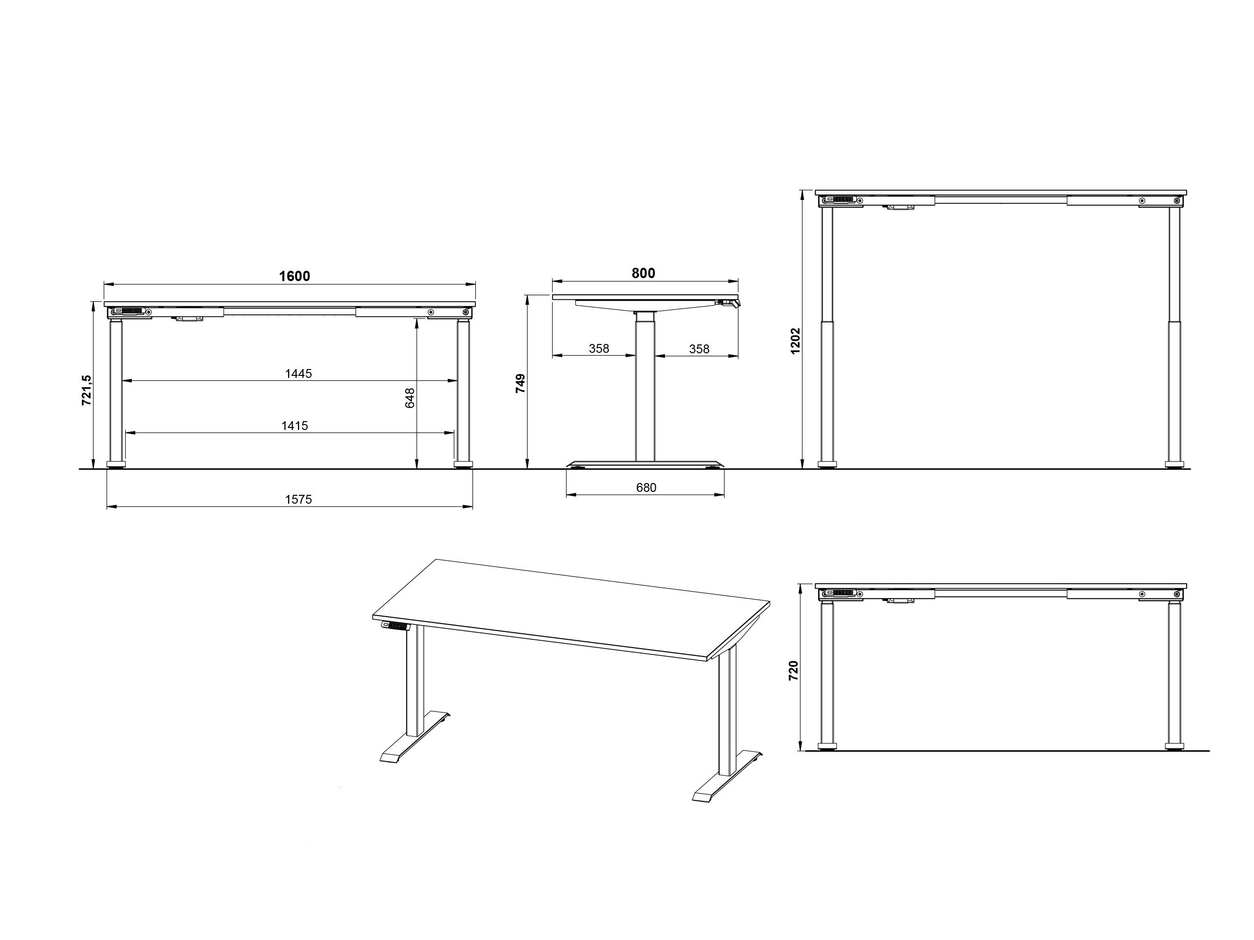 Комплект для домашнего офиса Elbcali 107