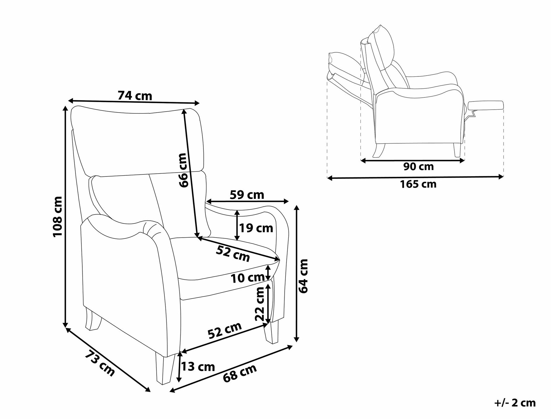 Krēsls reglainer SV2889