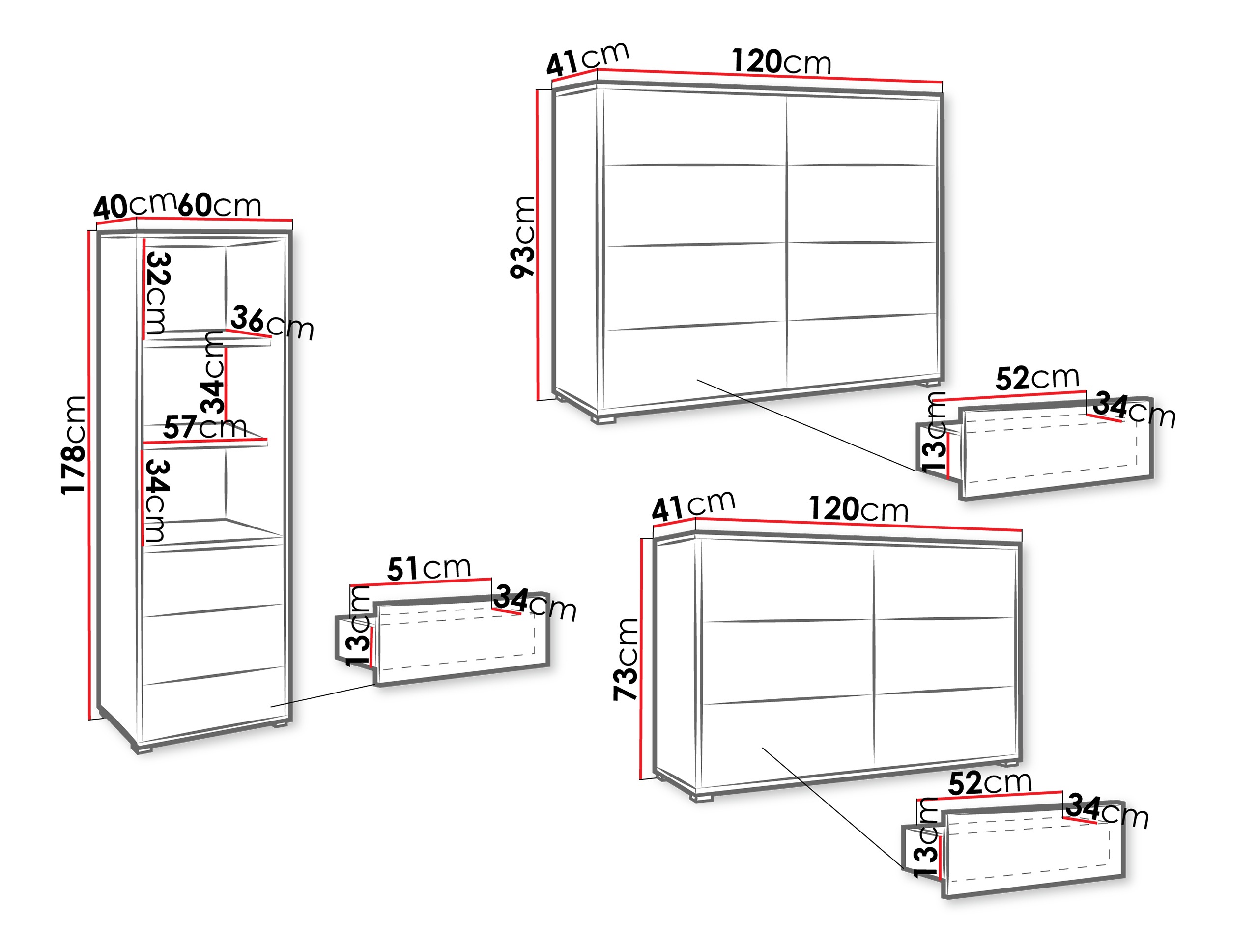 Набор для гостиной Comfivo Fersoe 107 (Белый)