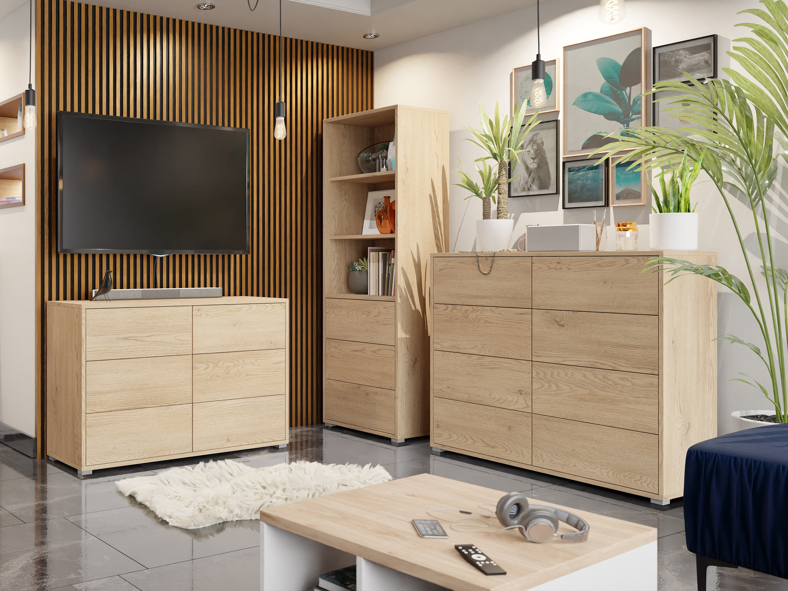 Набор для гостиной Comfivo Fersoe 107 (Дуб)