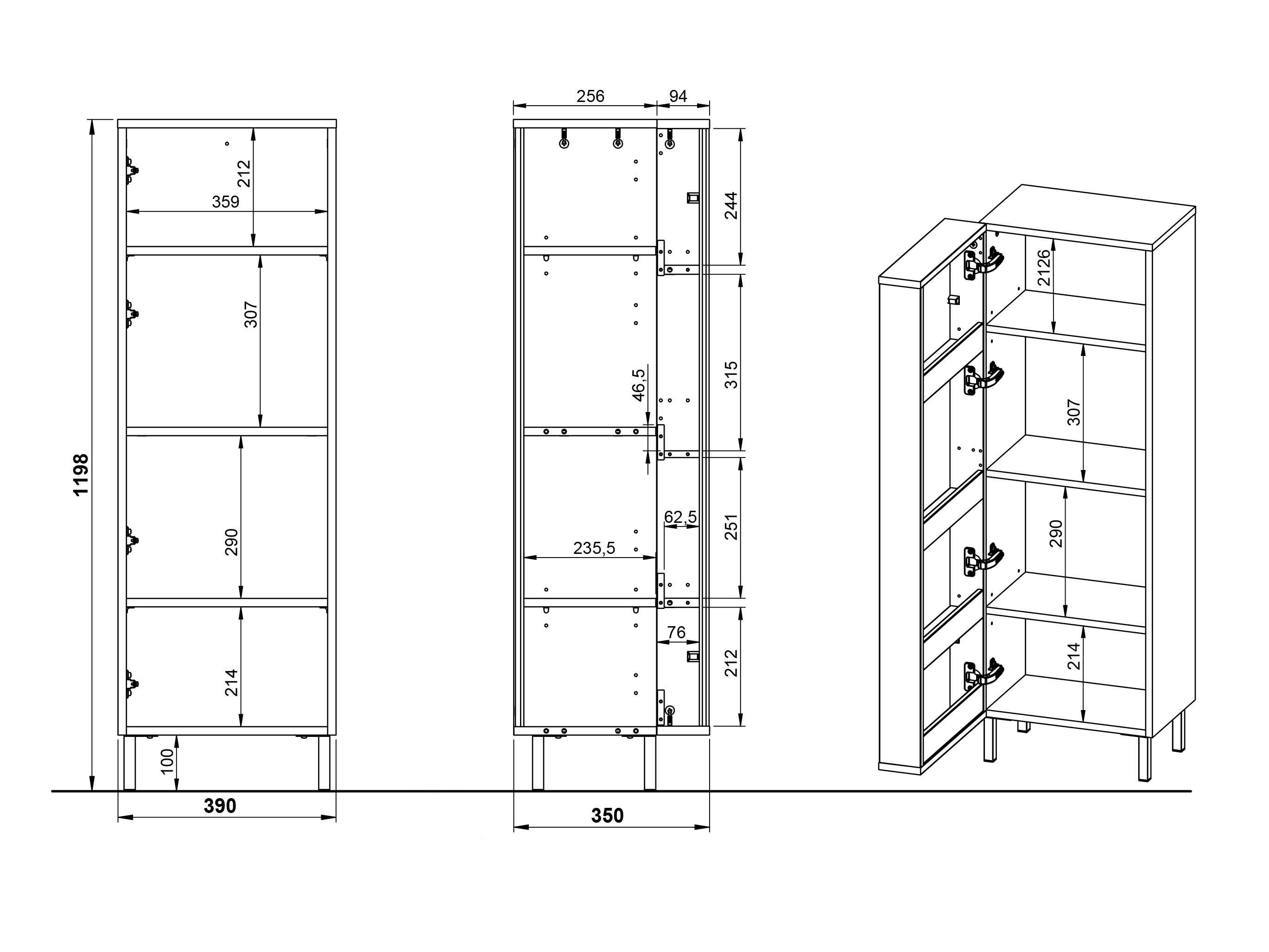 Набор для ванной комнаты Fenetro 103