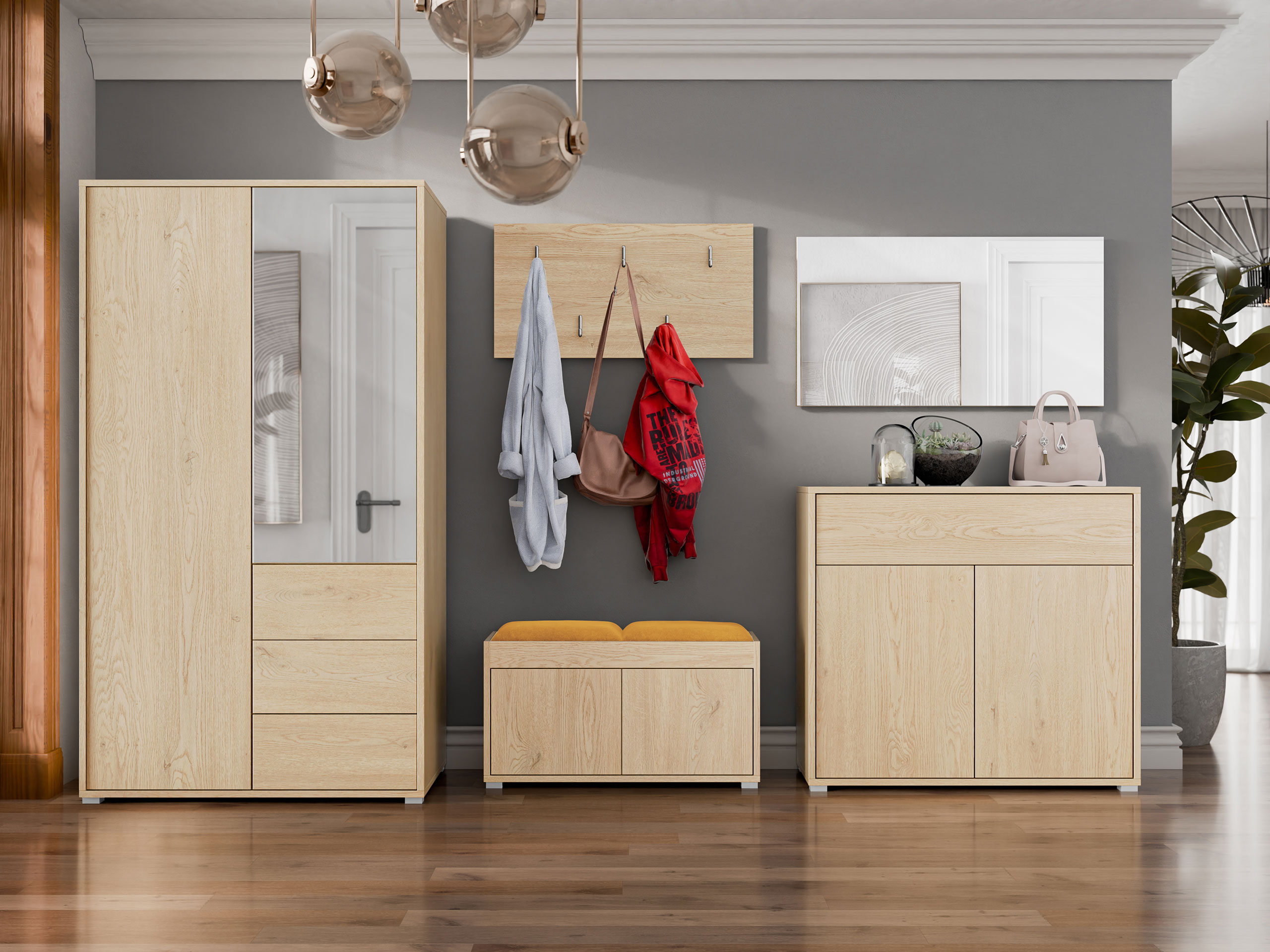 Priekšnama komplekts Comfivo Fersoe 118 (Ozols)