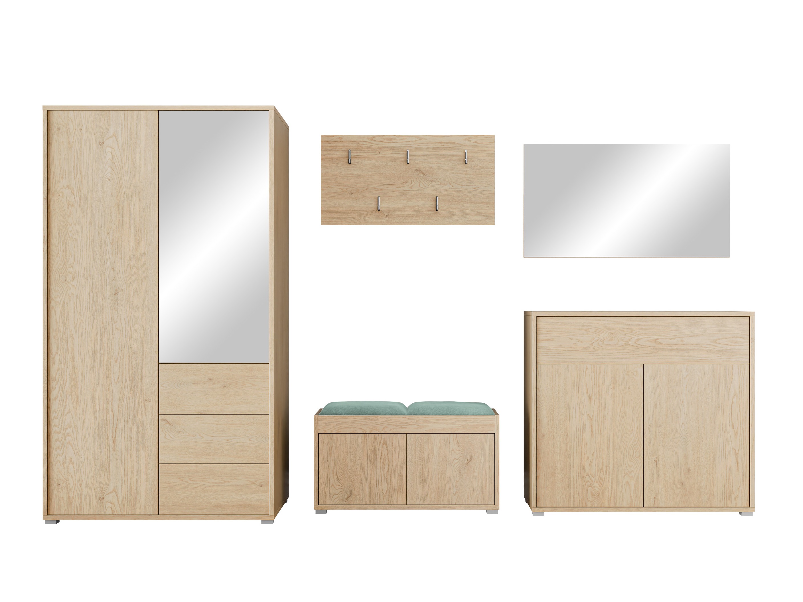 Priekšnama komplekts Comfivo Fersoe 118 (Ozols)