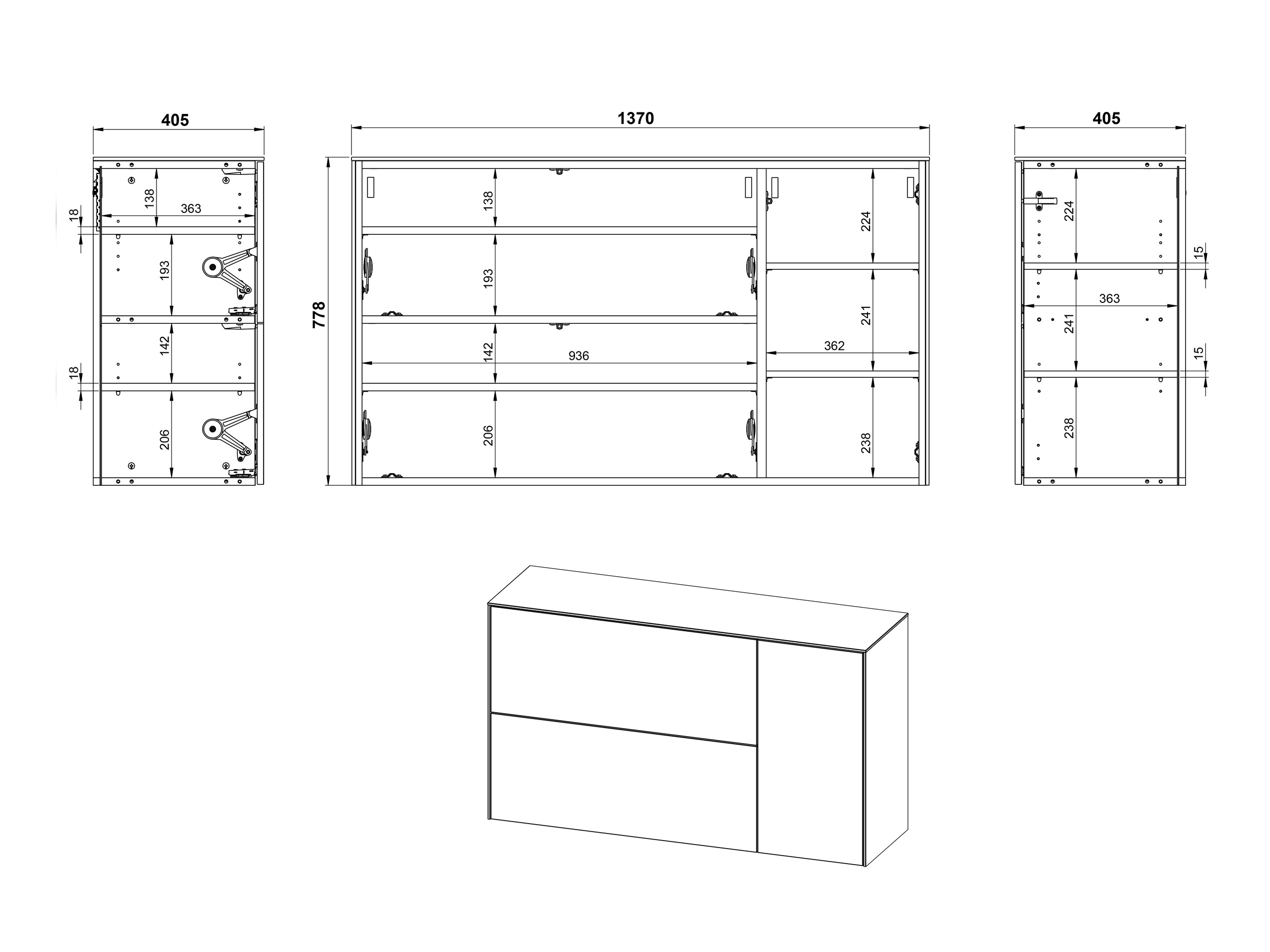 Priekšnama komplekts Sacramento 519