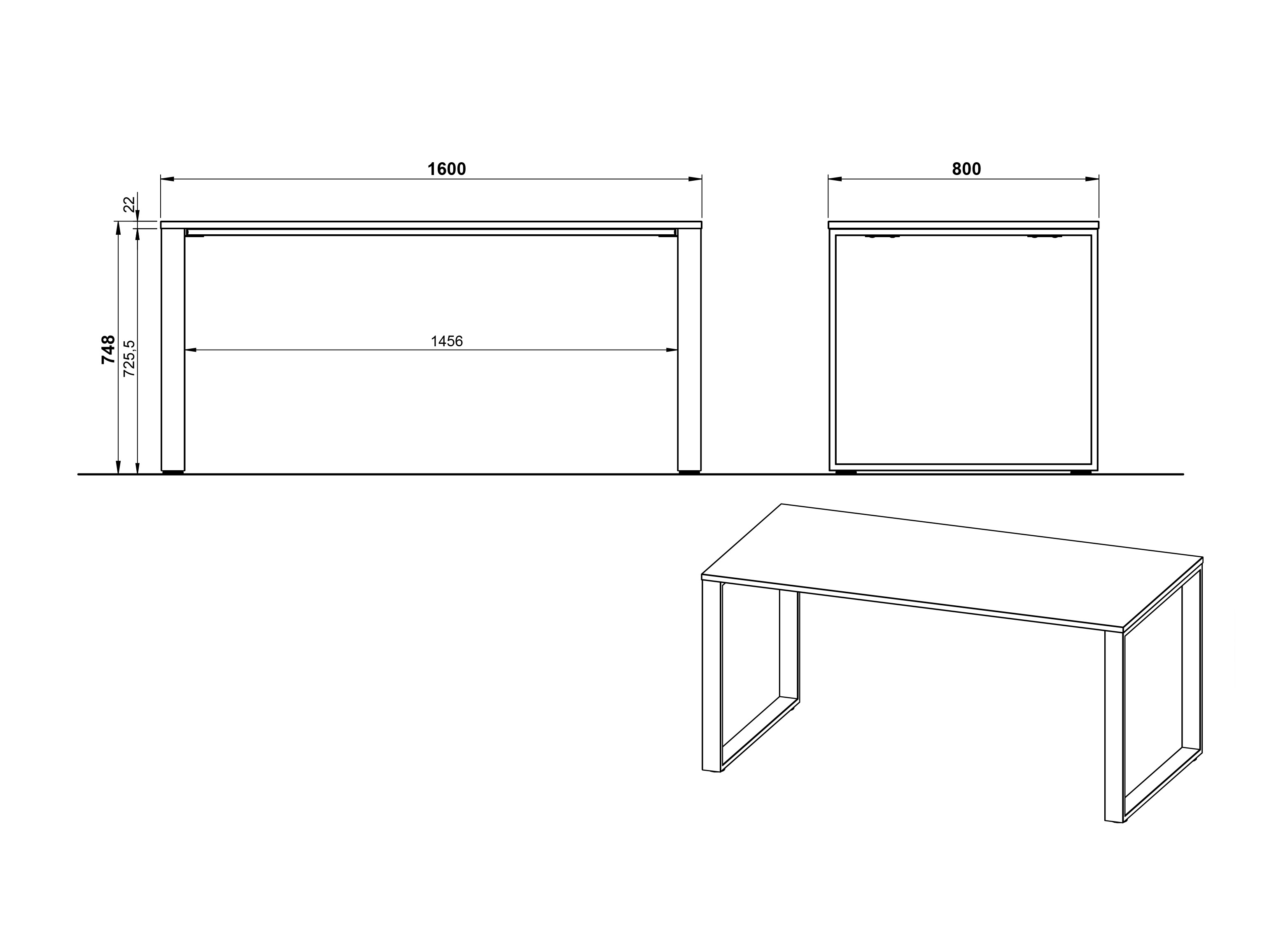 Rakstāmgalds Elbcali 100
