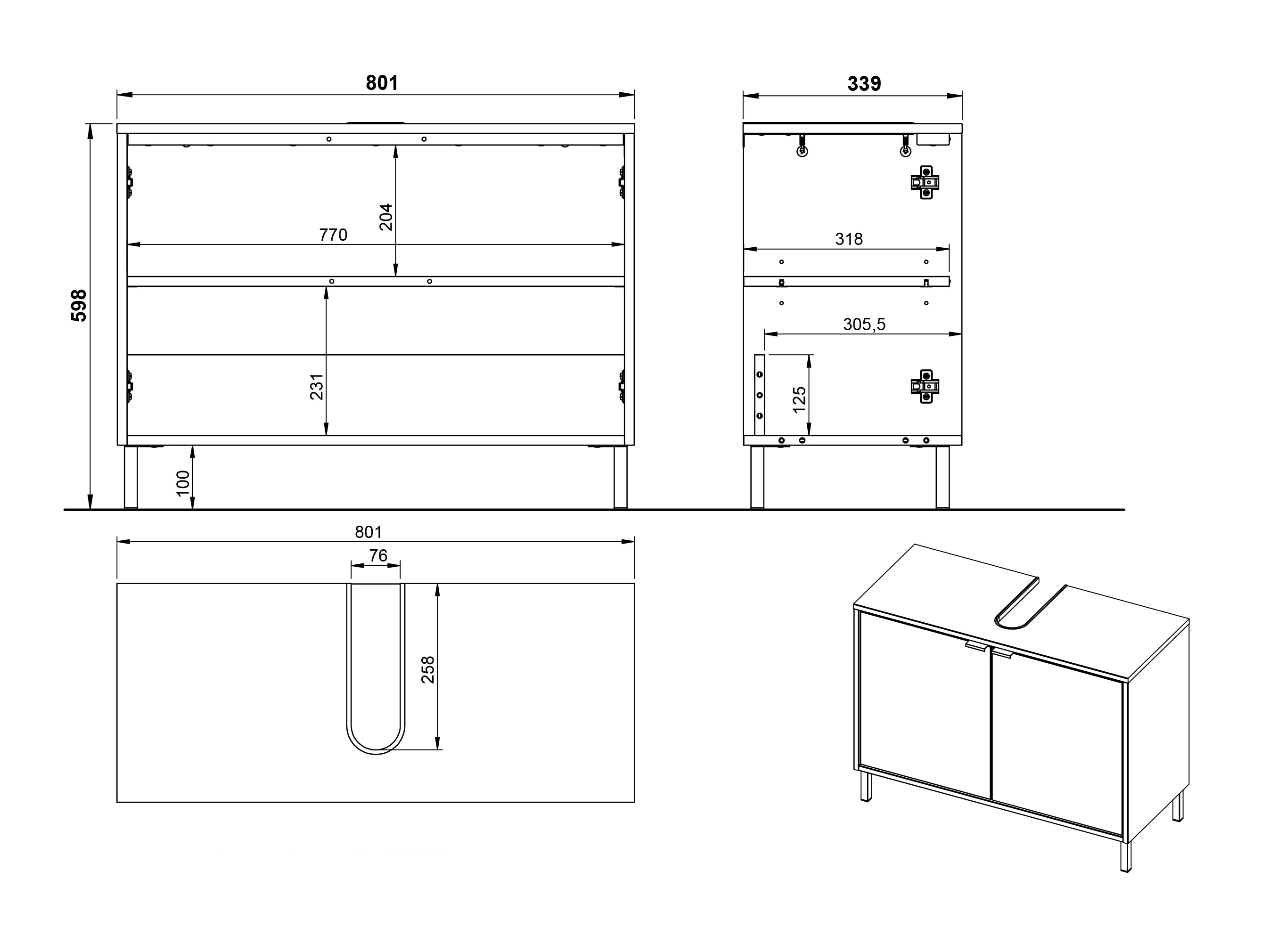 Vannas komplekts Fenetro 104