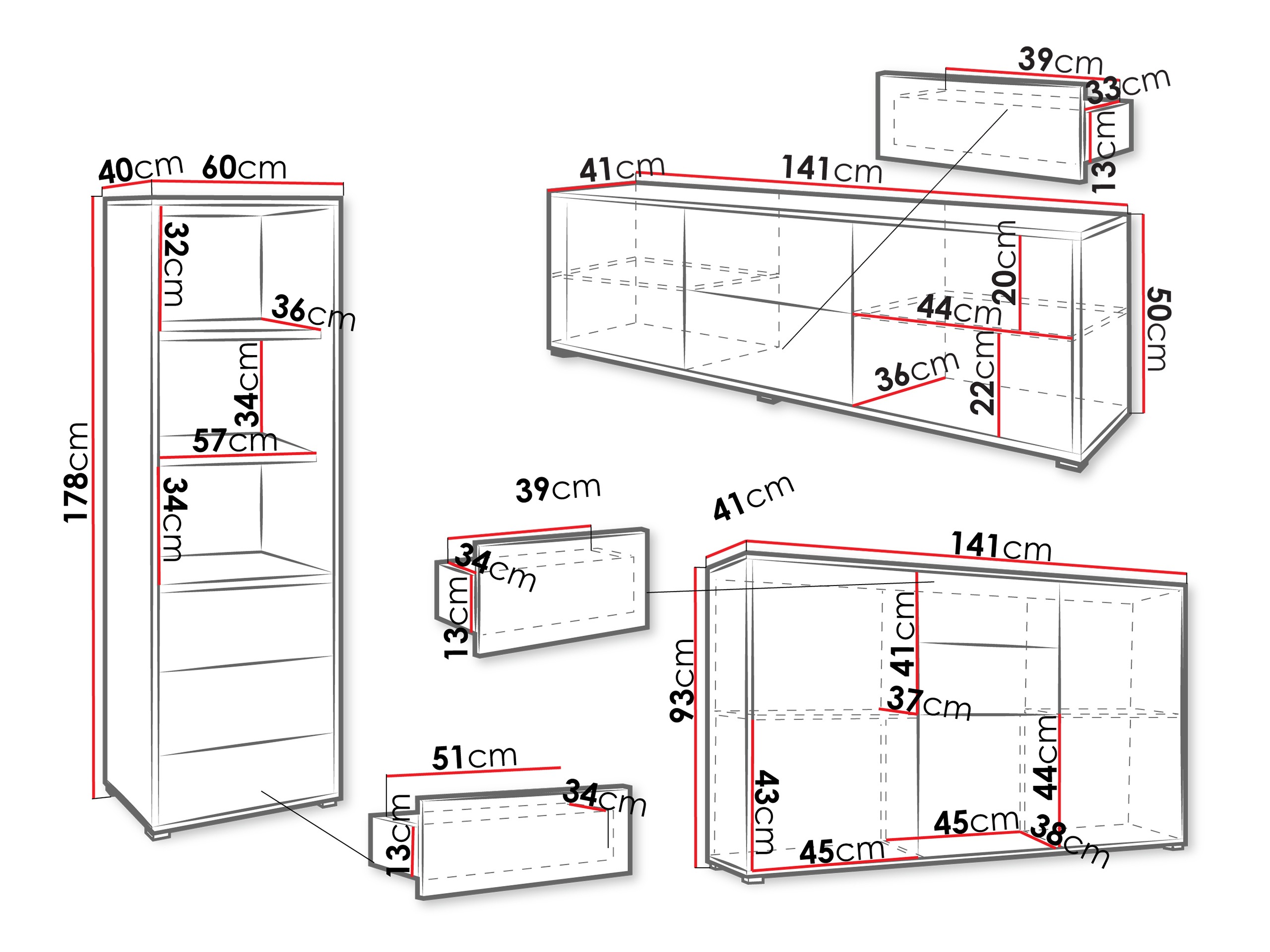 Viesistabas komplekts Comfivo Fersoe 110 (Balts)