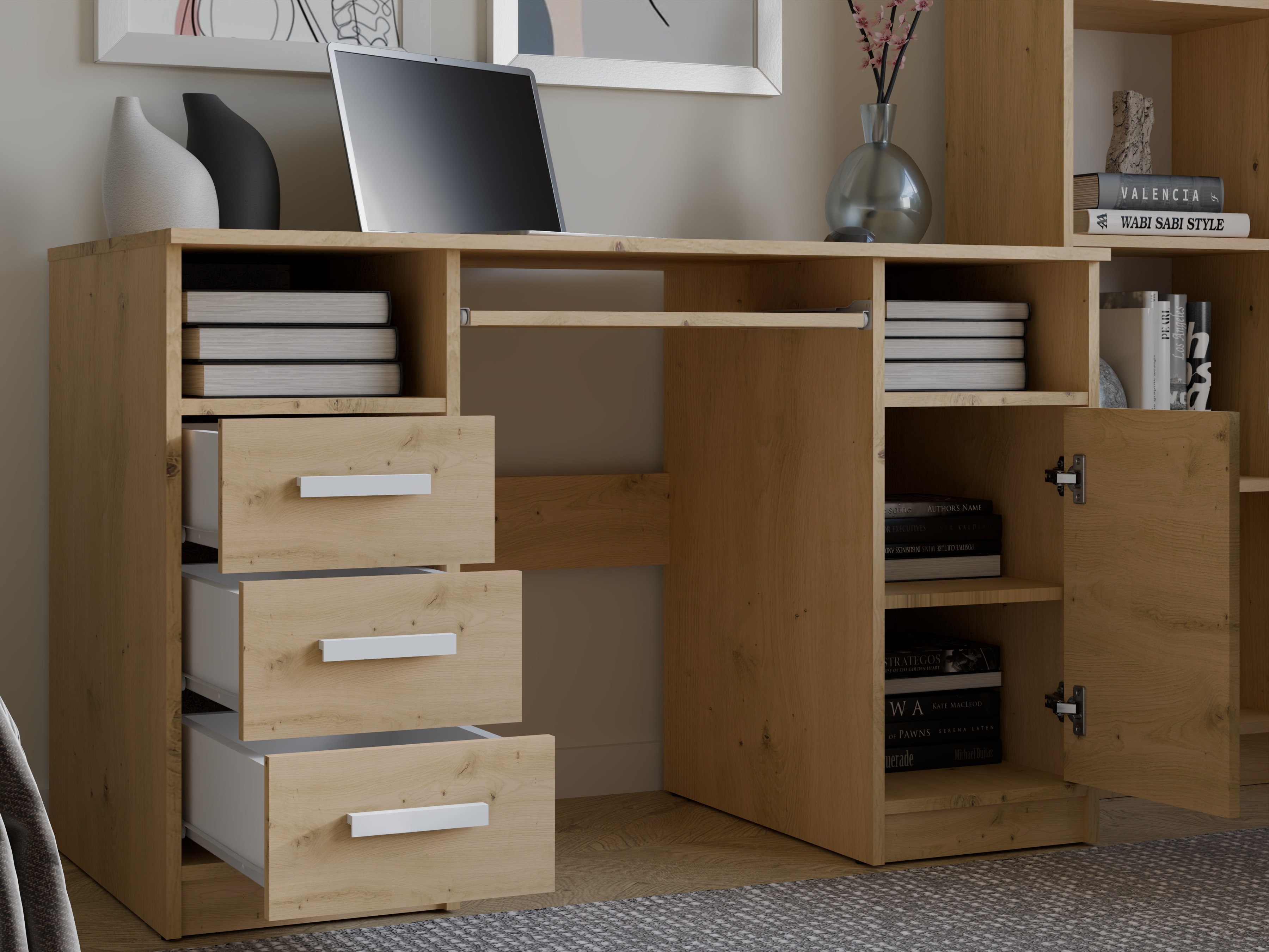 Письменный cтол Mandeville 330 (Artisan дуб)