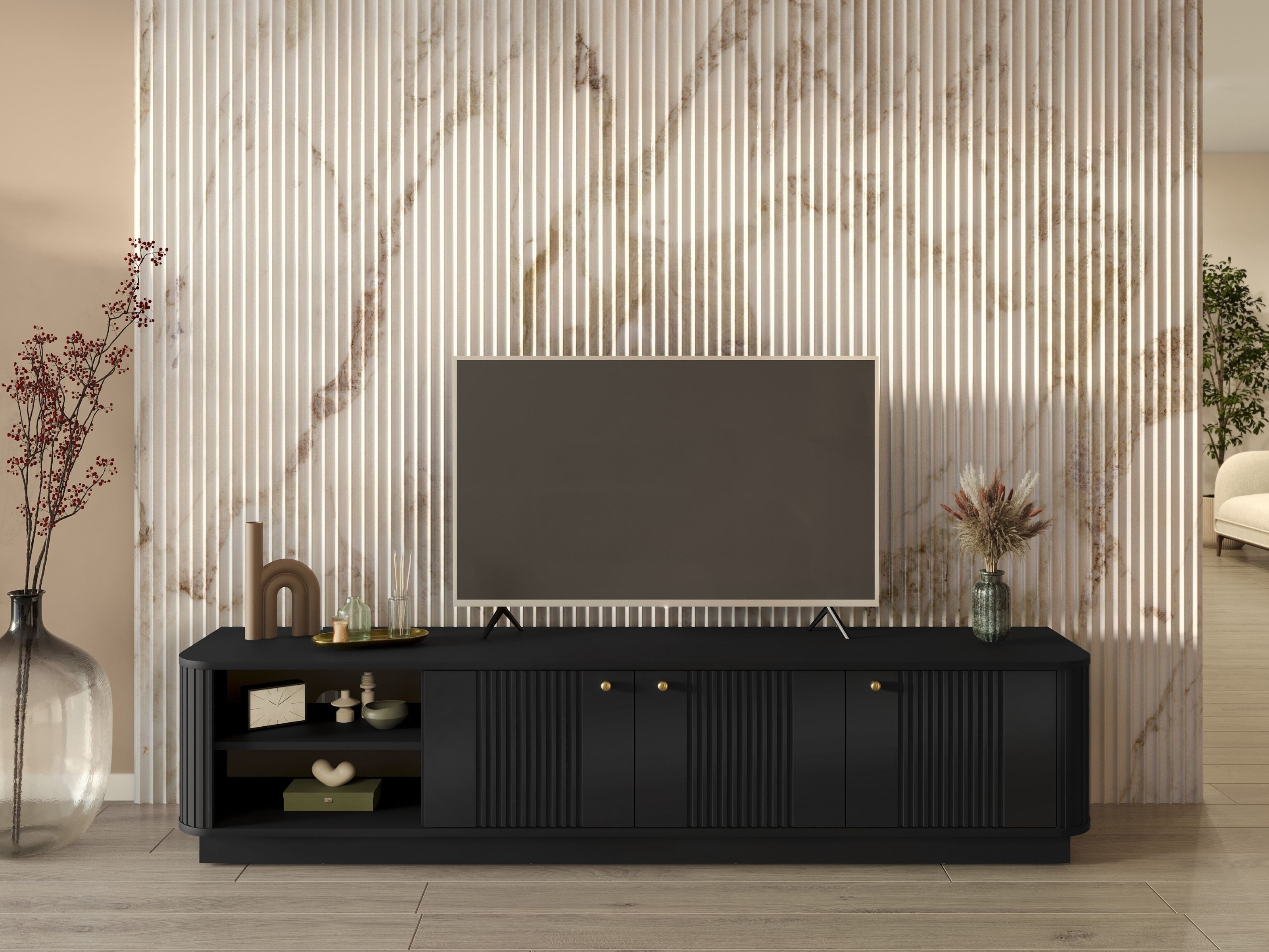 TV galds Levfene 101 (Melns)