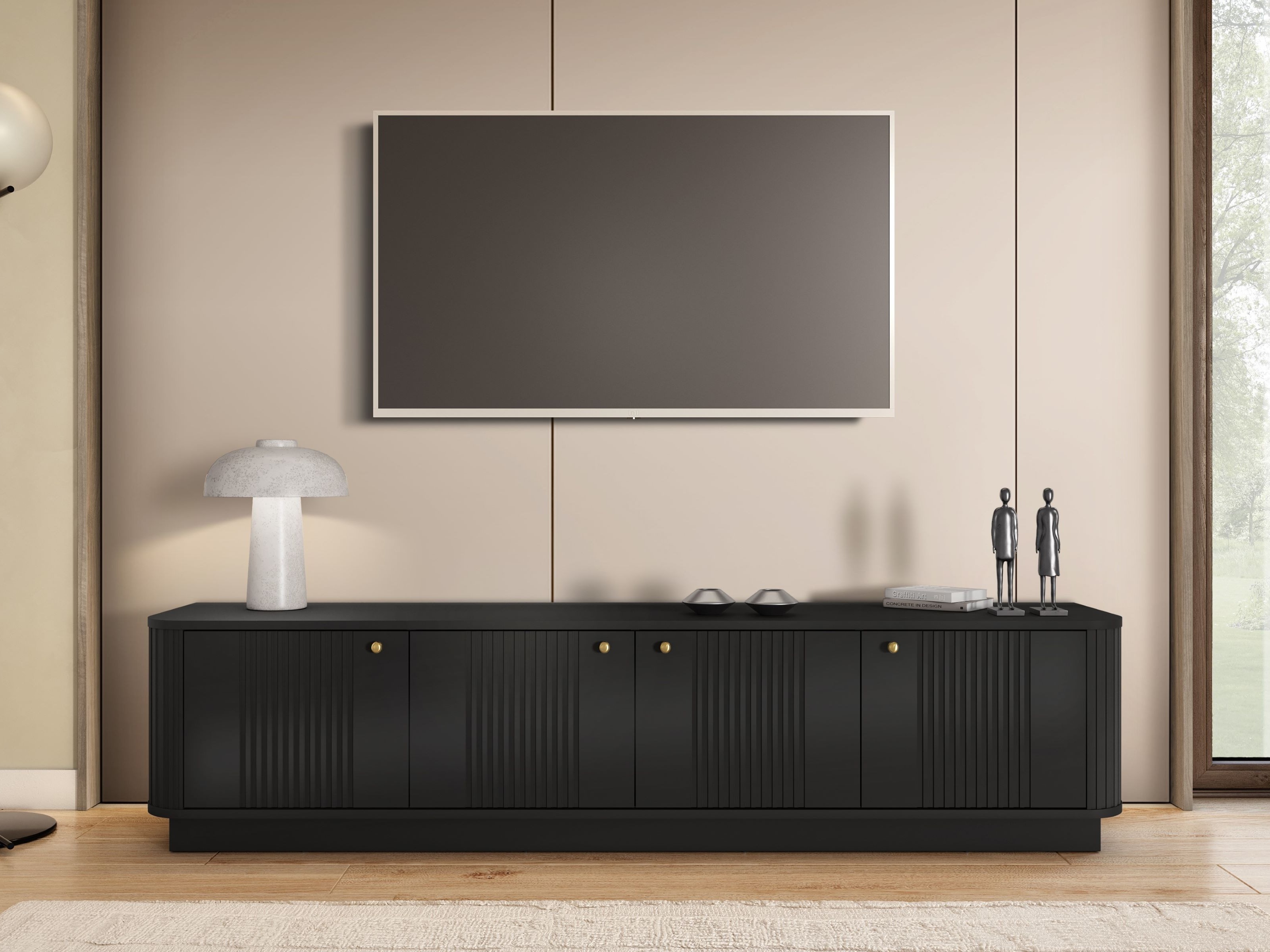 TV galds Levfene 102 (Melns)