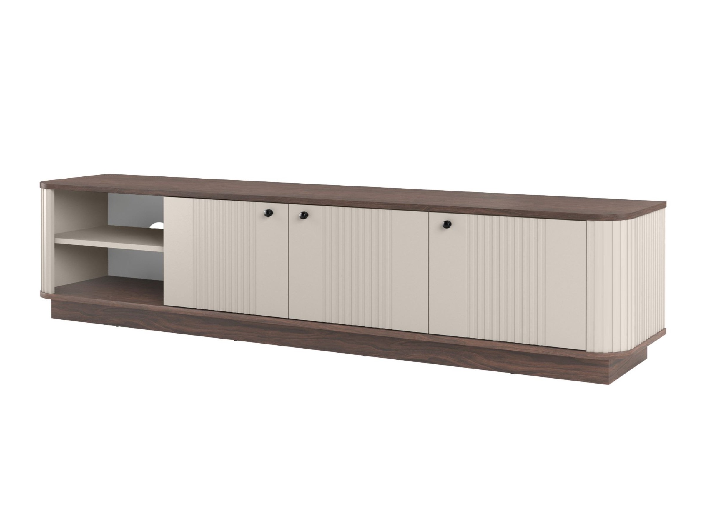 ТВ тумба Levfene 101 (Кашемир + Грецкий орех)