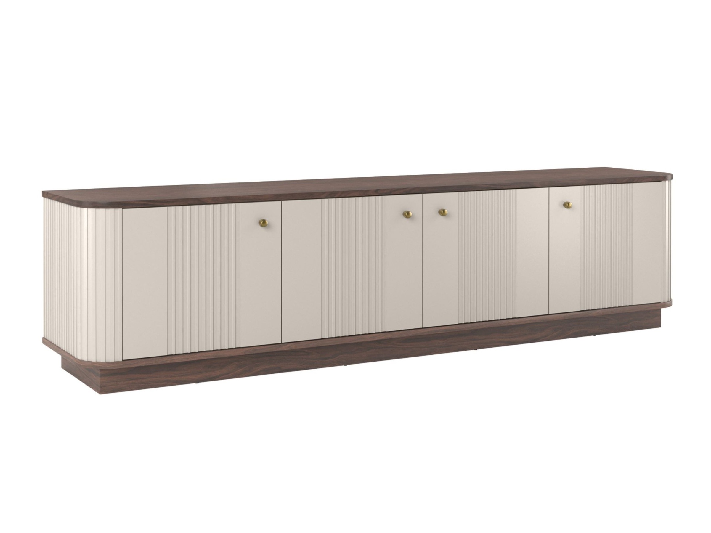 ТВ тумба Levfene 102 (Кашемир + Грецкий орех)