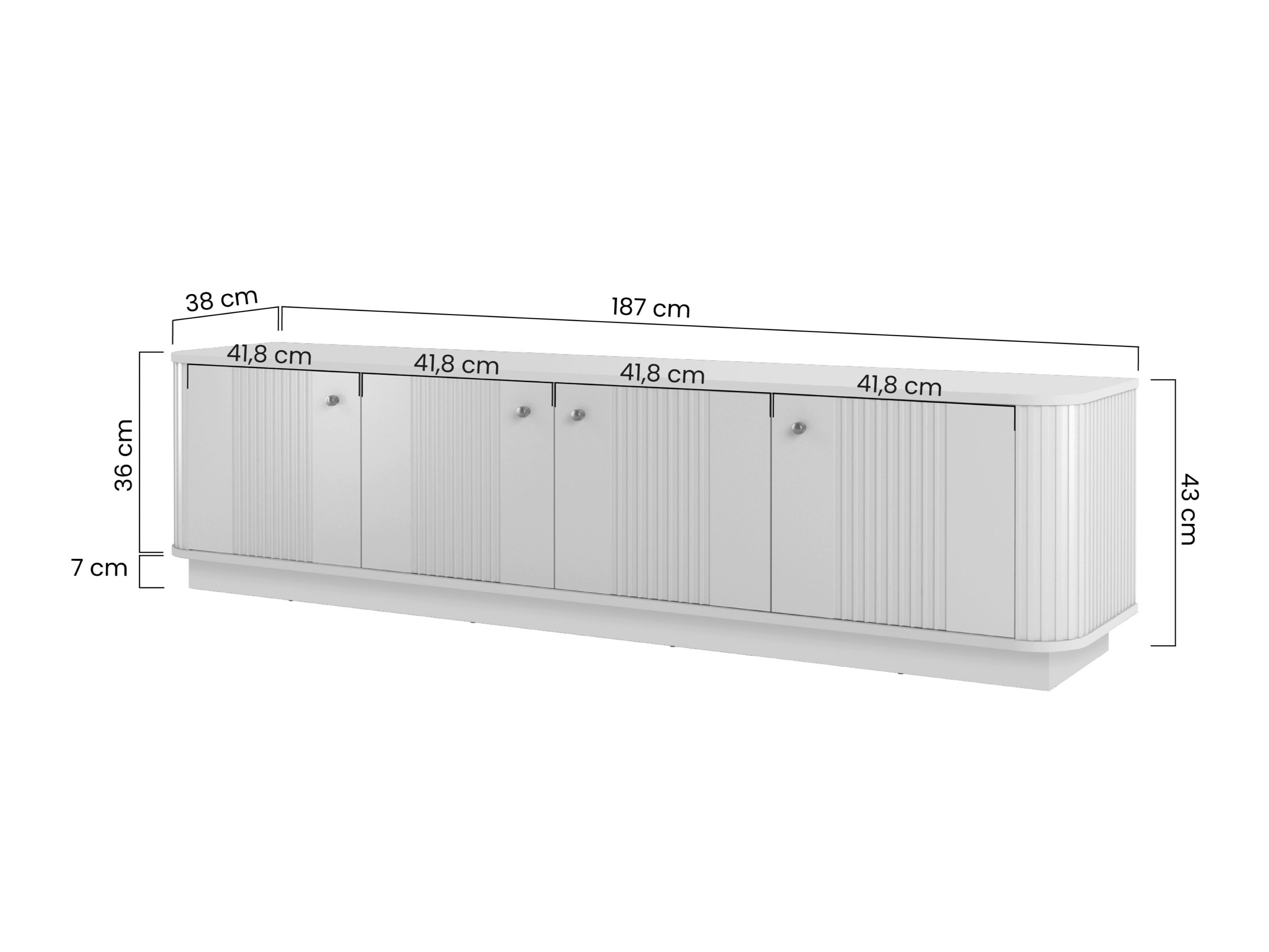 ТВ тумба Levfene 102 (Кашемир + Грецкий орех)